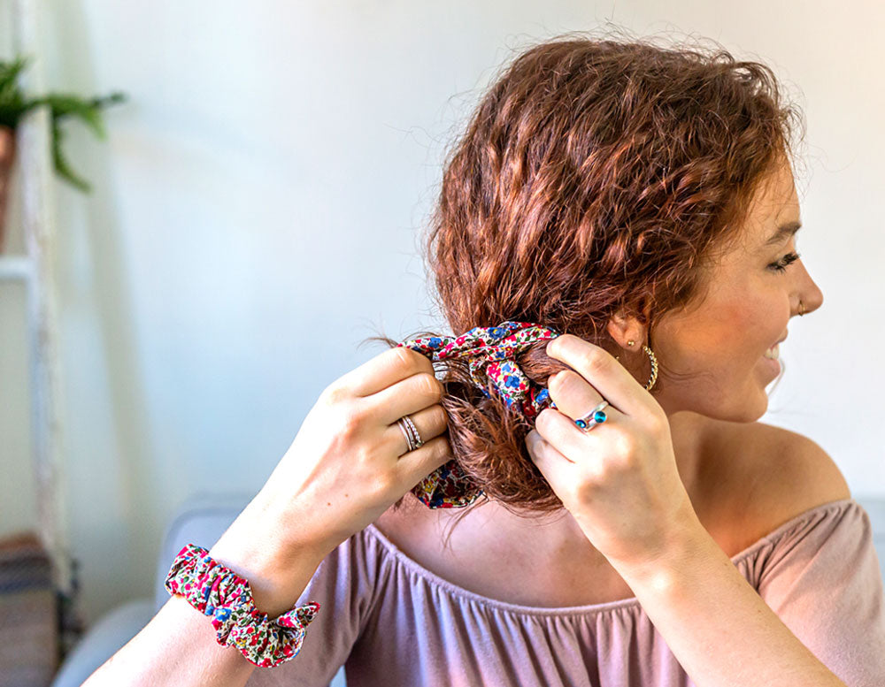 How to wash your Liberty print scrunchies