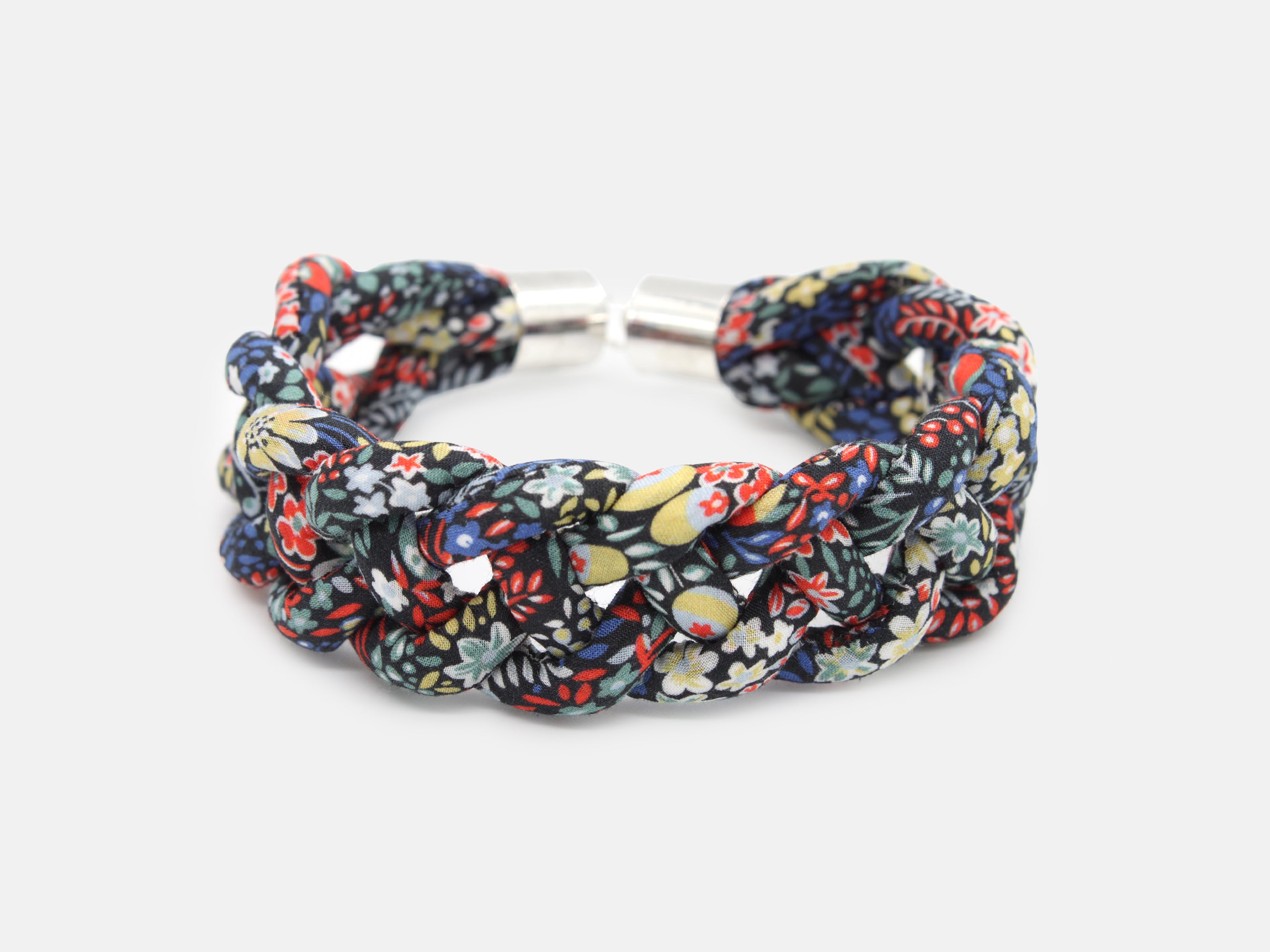 Bunny Bosworth Braided Bangle - Liberty Elderberry A Print | Holme & Moss
