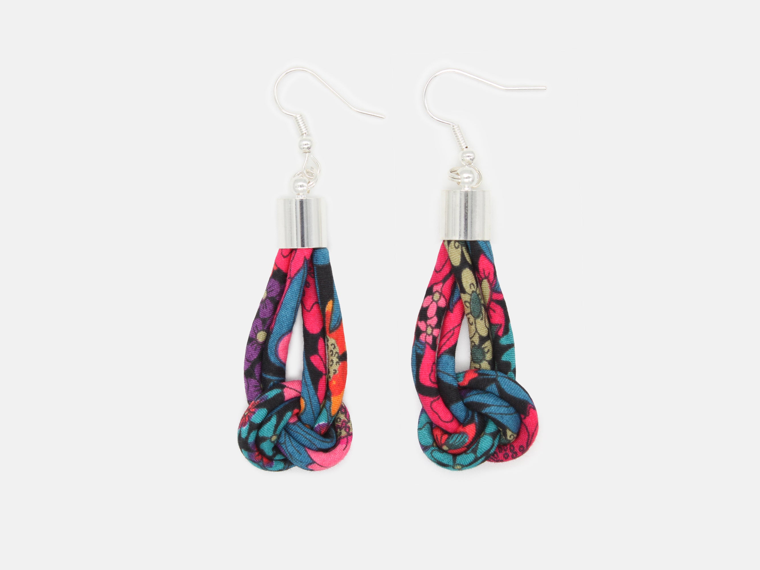 Bunny Bosworth Knot Drop Earrings - Liberty London Ciara C Print | Holme & Moss