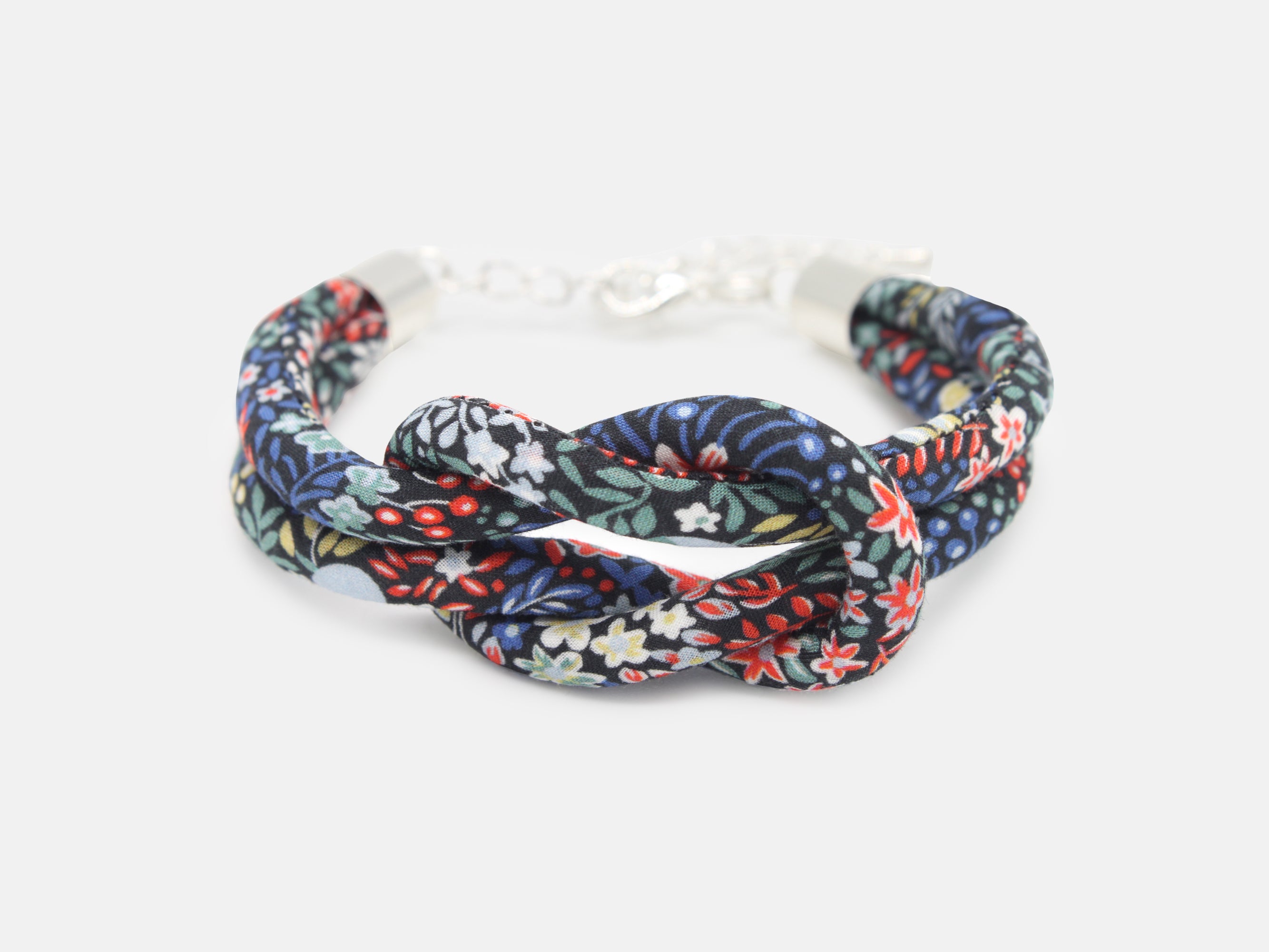 Bunny Bosworth Reef Knot Bracelet - Liberty Elderberry A Print | Holme & Moss