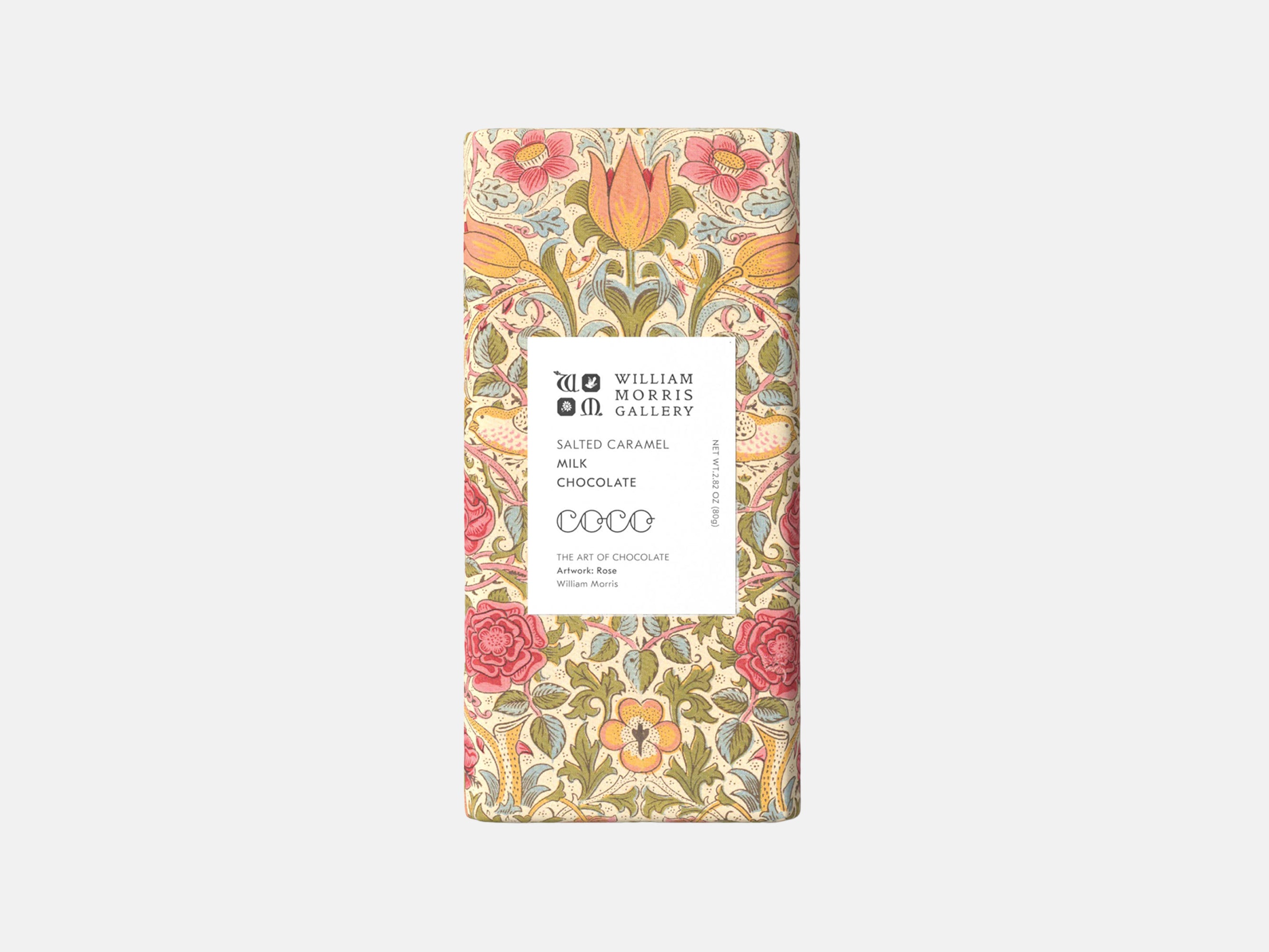 COCO Chocolatier Salted Caramel Milk Chocolate William Morris Limited Edition | Holme & Moss