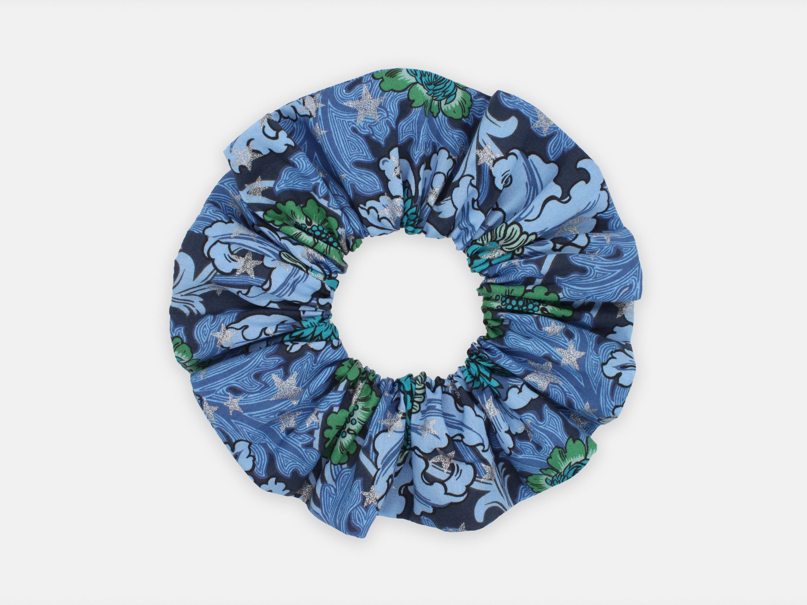 Large scrunchie - Liberty December Day Star C Print | Holme & Moss