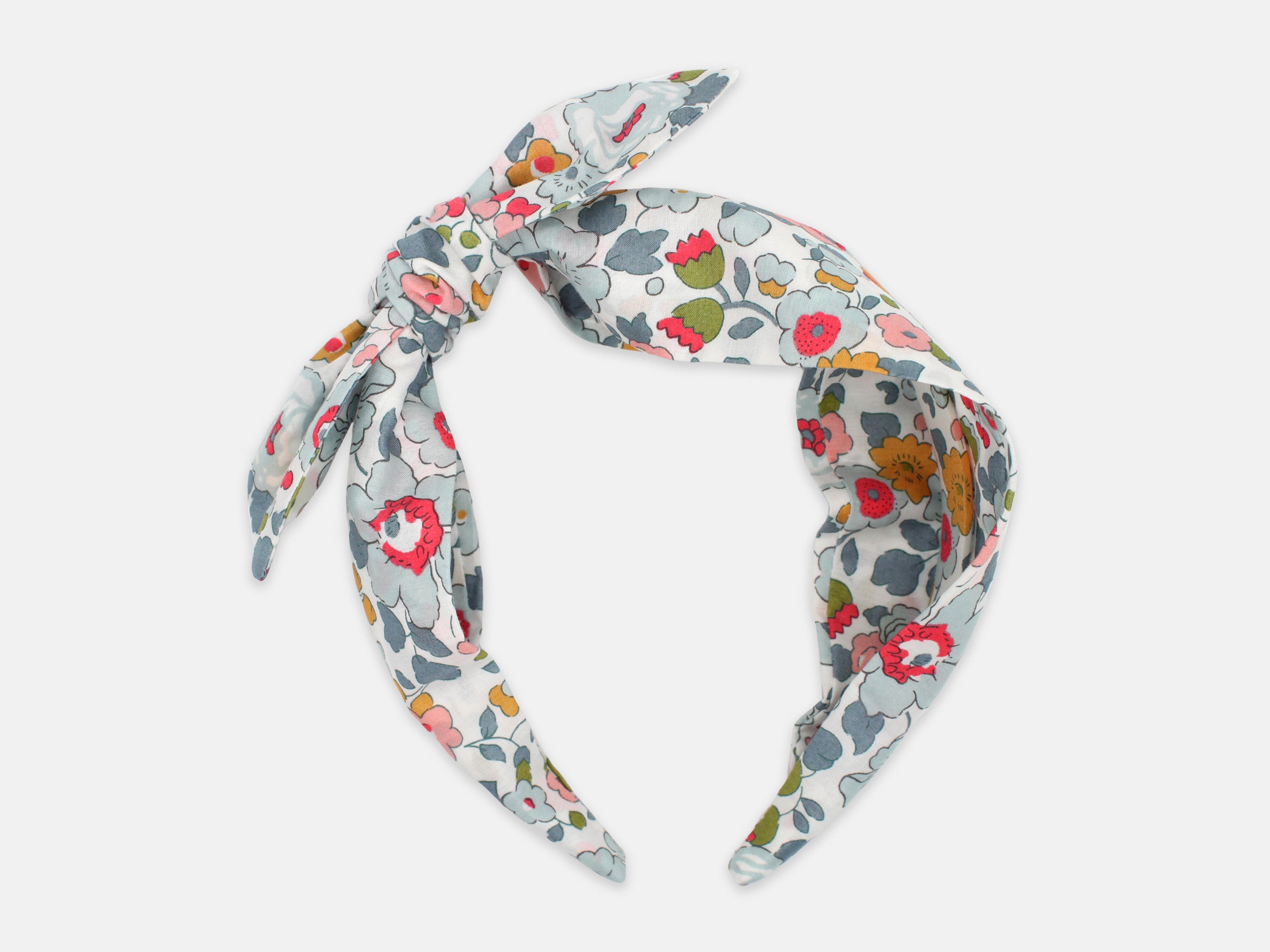 Side Bow Headband, Liberty London Betsy P Print | Holme & Moss