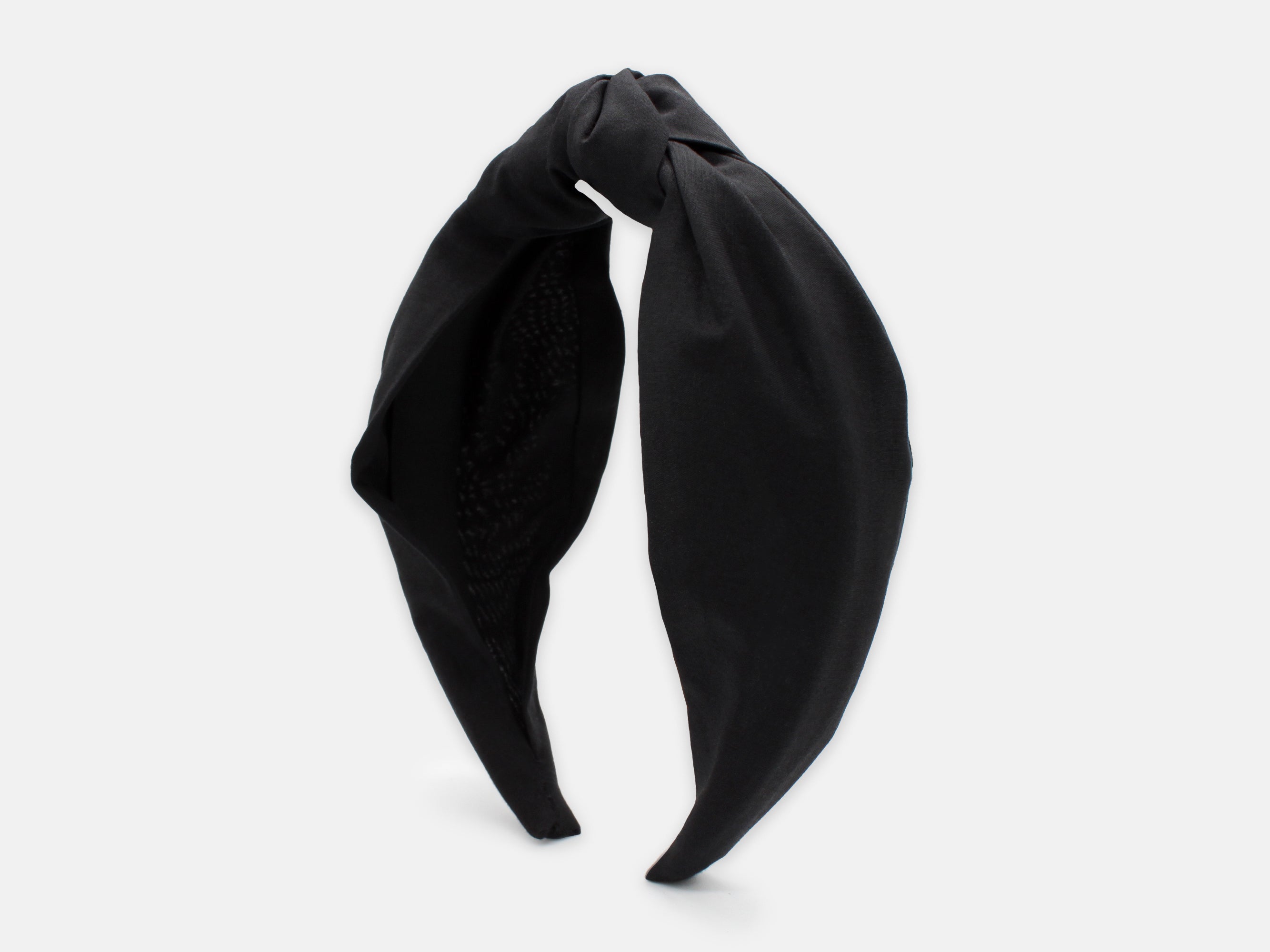 Classic Knot Headband, Liberty London Black F Print | Holme & Moss