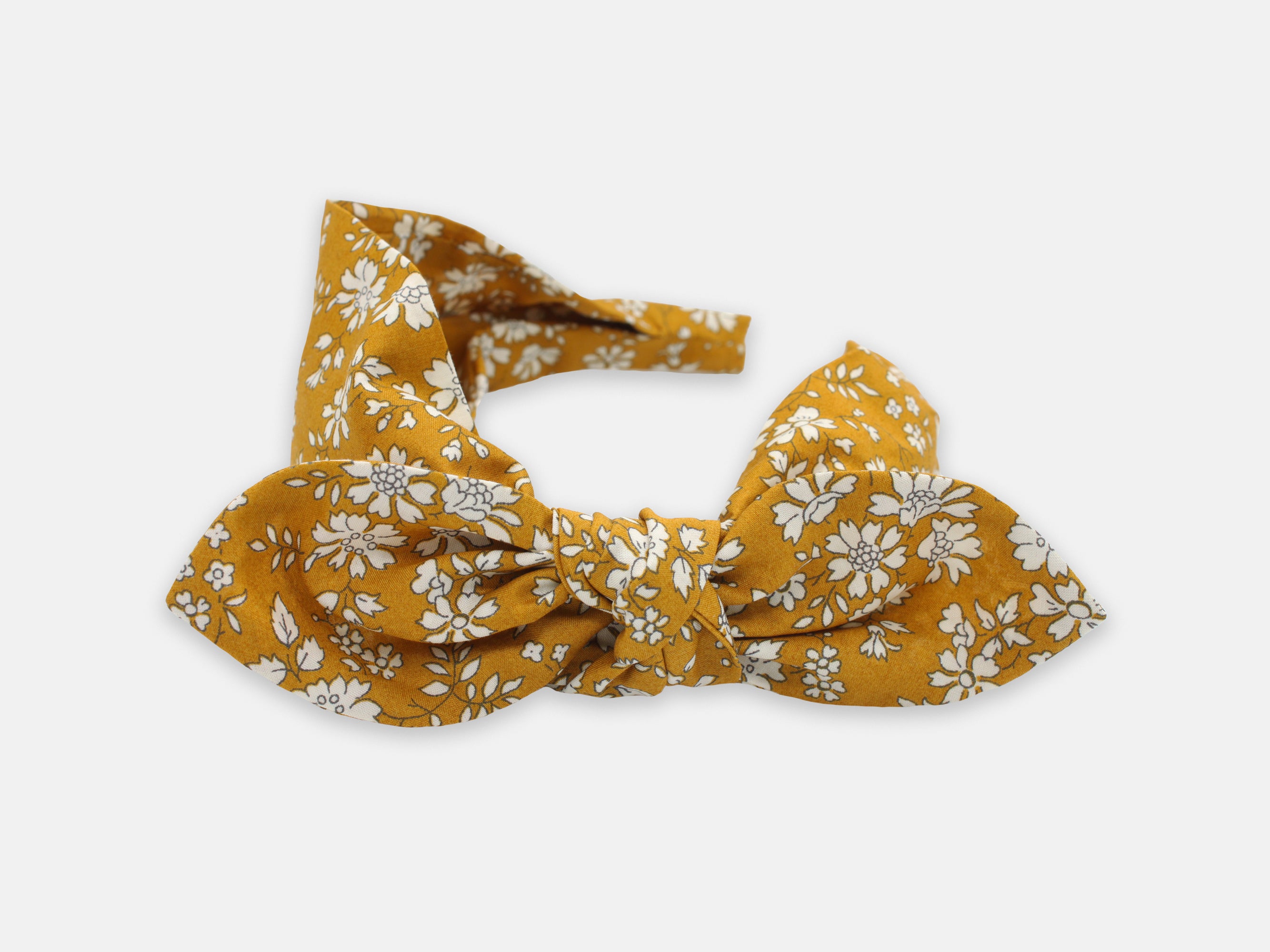 Side Bow Headband, Liberty London Capel G Print | Holme & Moss