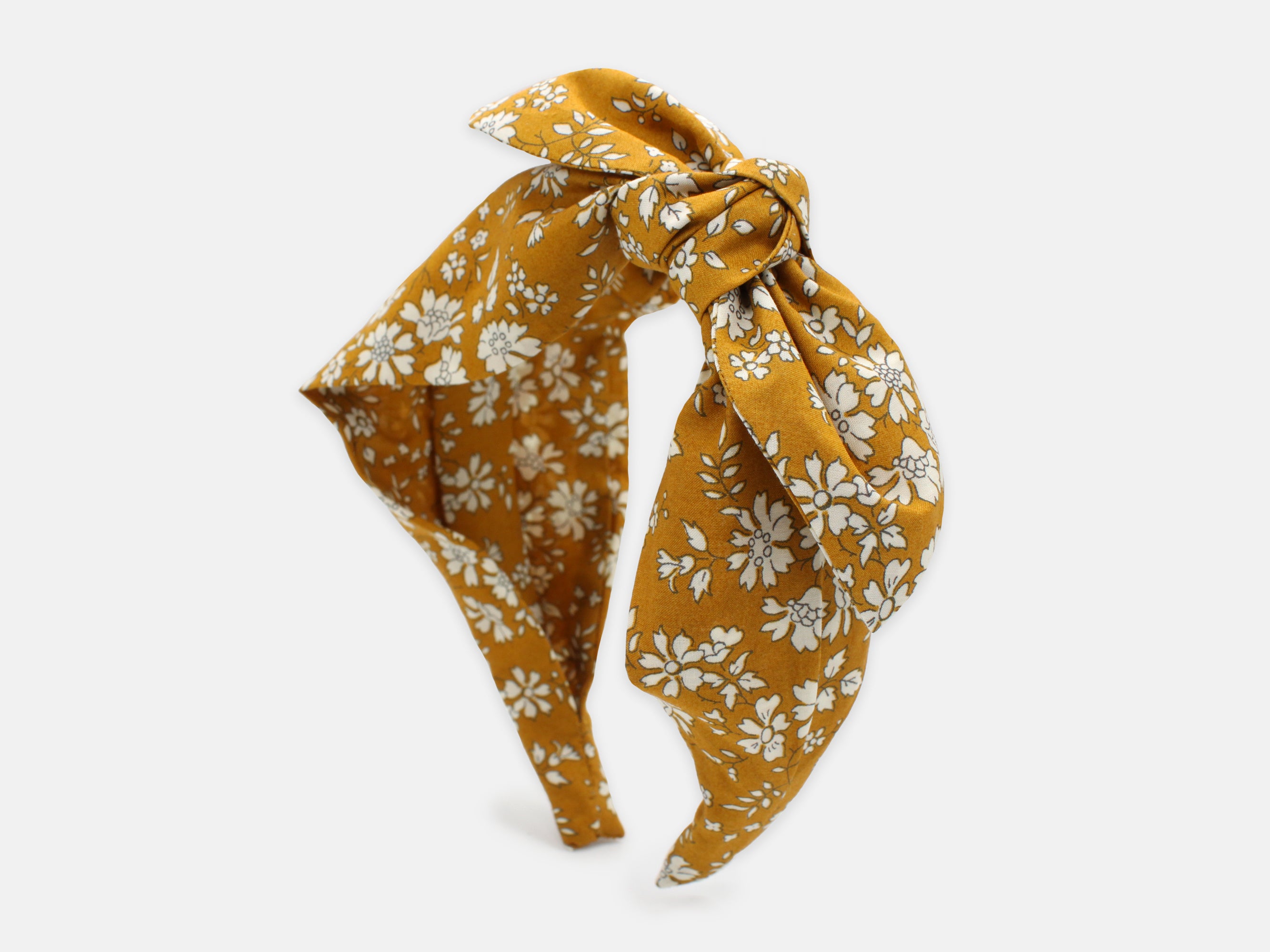 Side Bow Headband, Liberty London Capel G Print | Holme & Moss