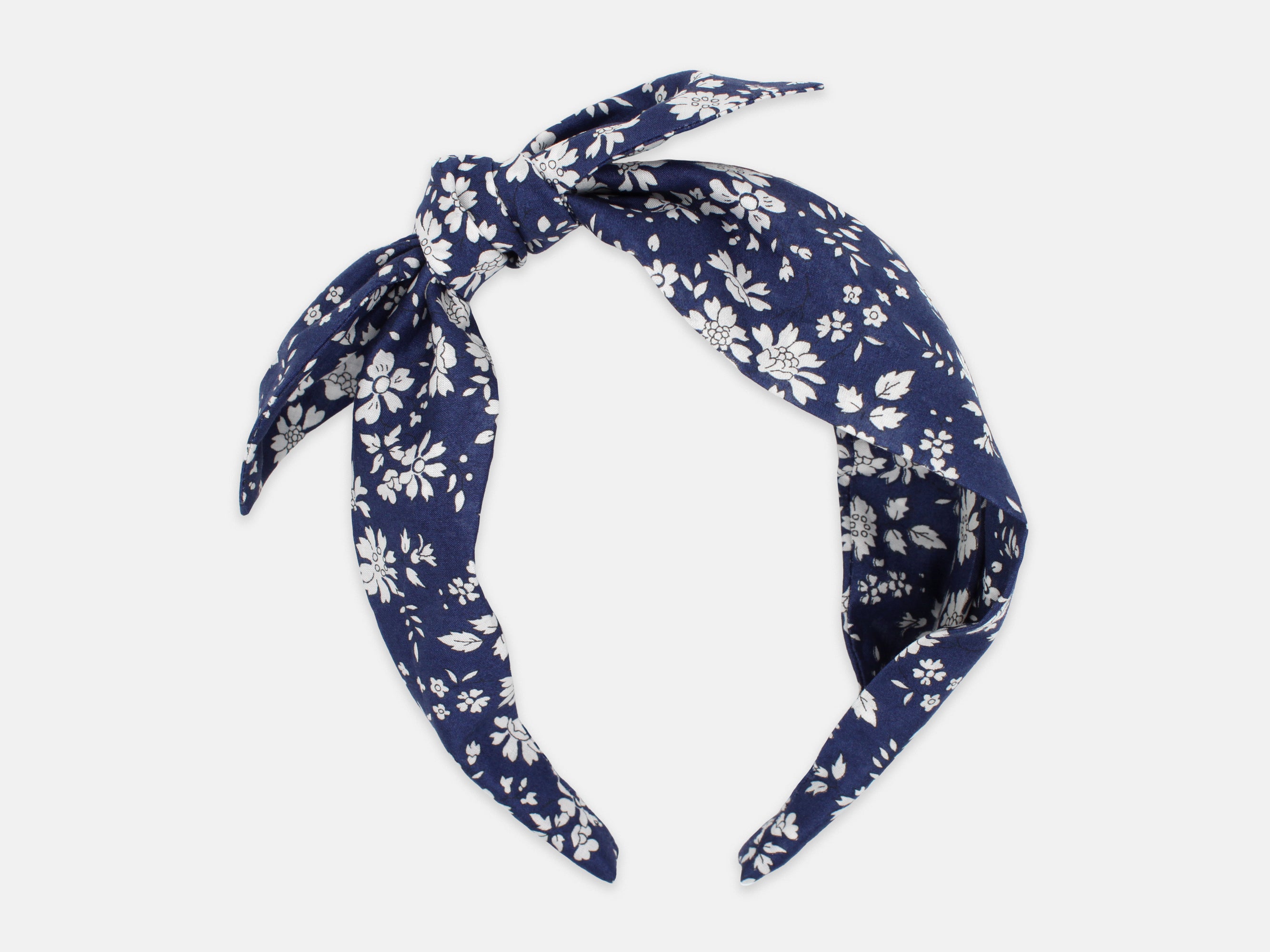 Side Bow Headband, Liberty London Capel U Print | Holme & Moss