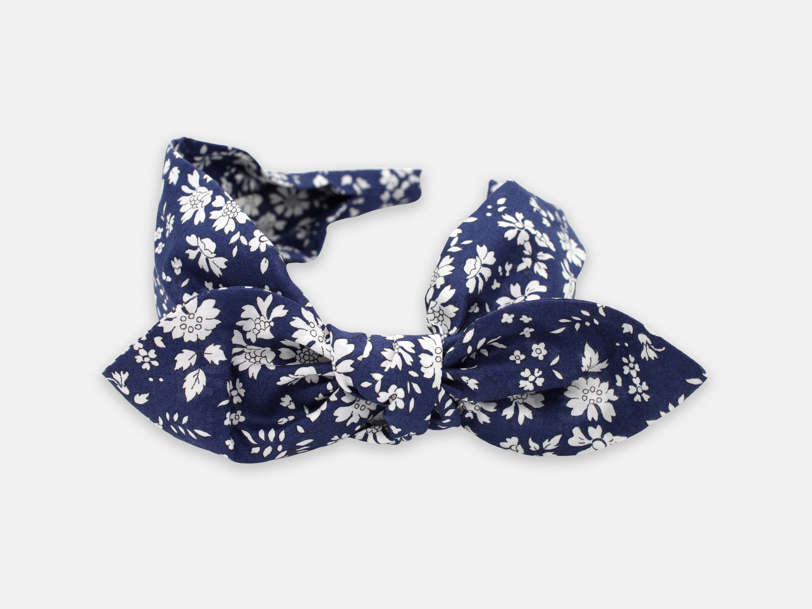 Side Bow Headband, Liberty London Capel U Print | Holme & Moss