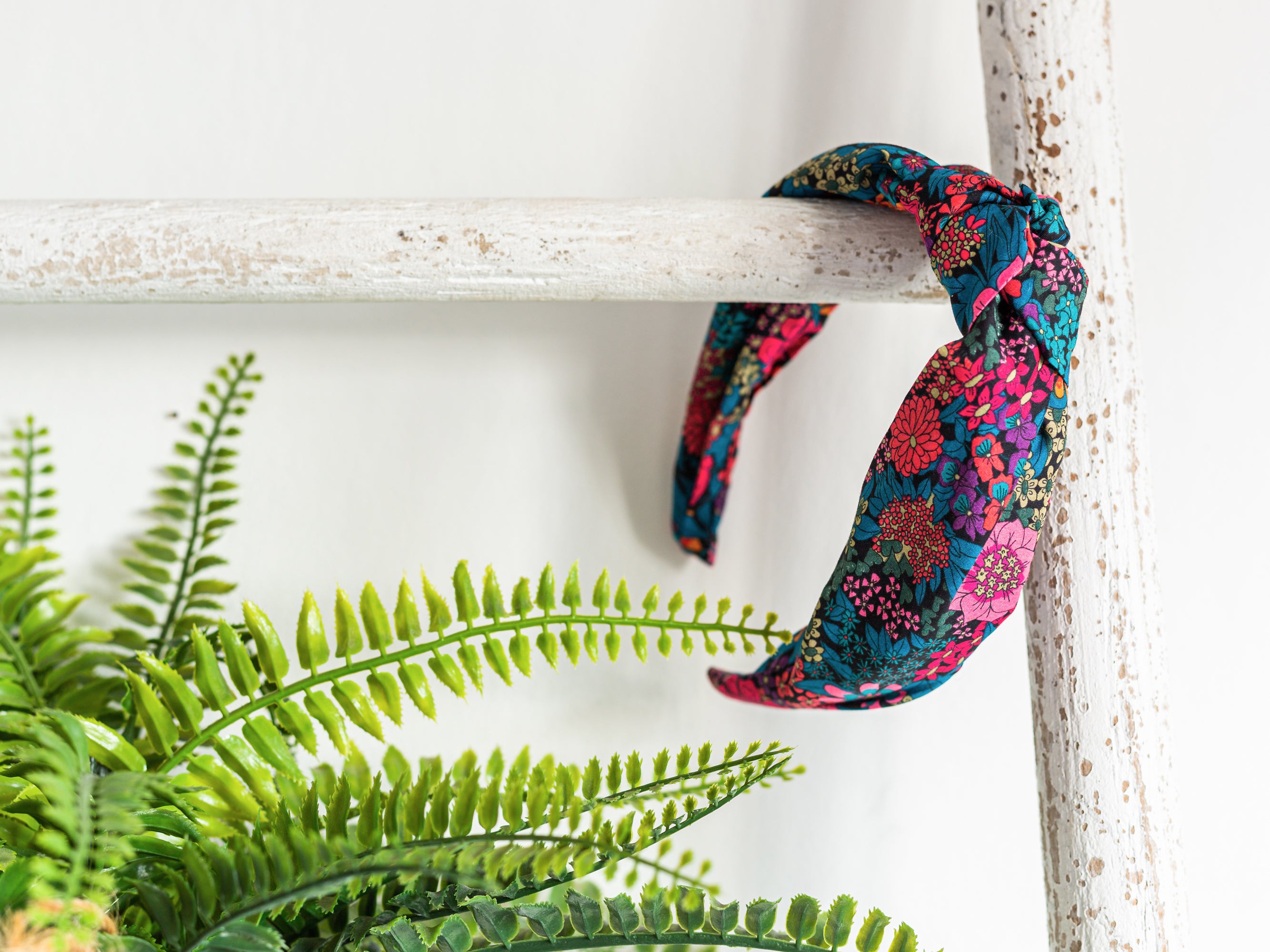Classic Knot Headband, Liberty London Ciara C Print | Holme & Moss