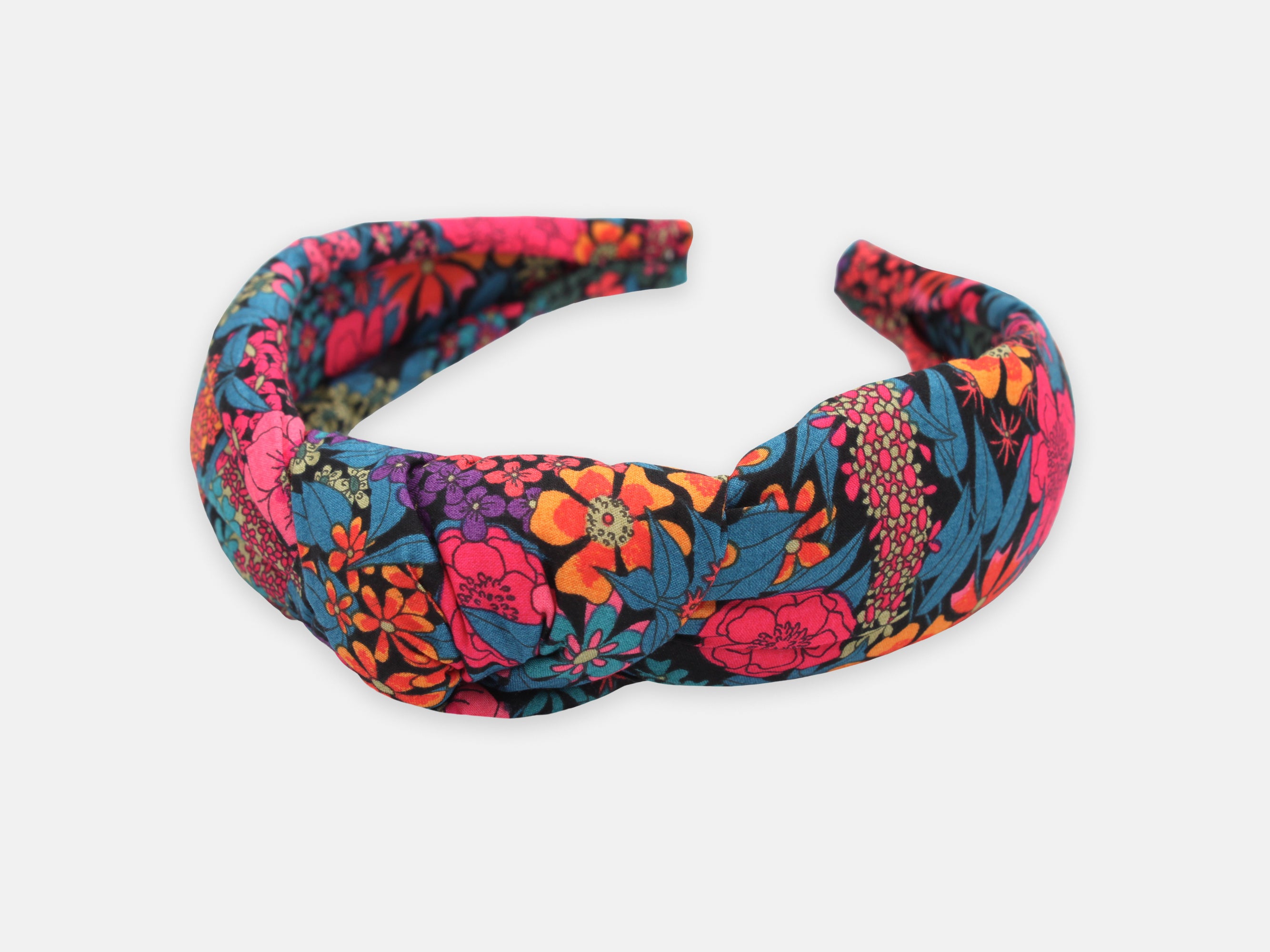 Padded Knot Headband, Liberty London Ciara C Print | Holme & Moss