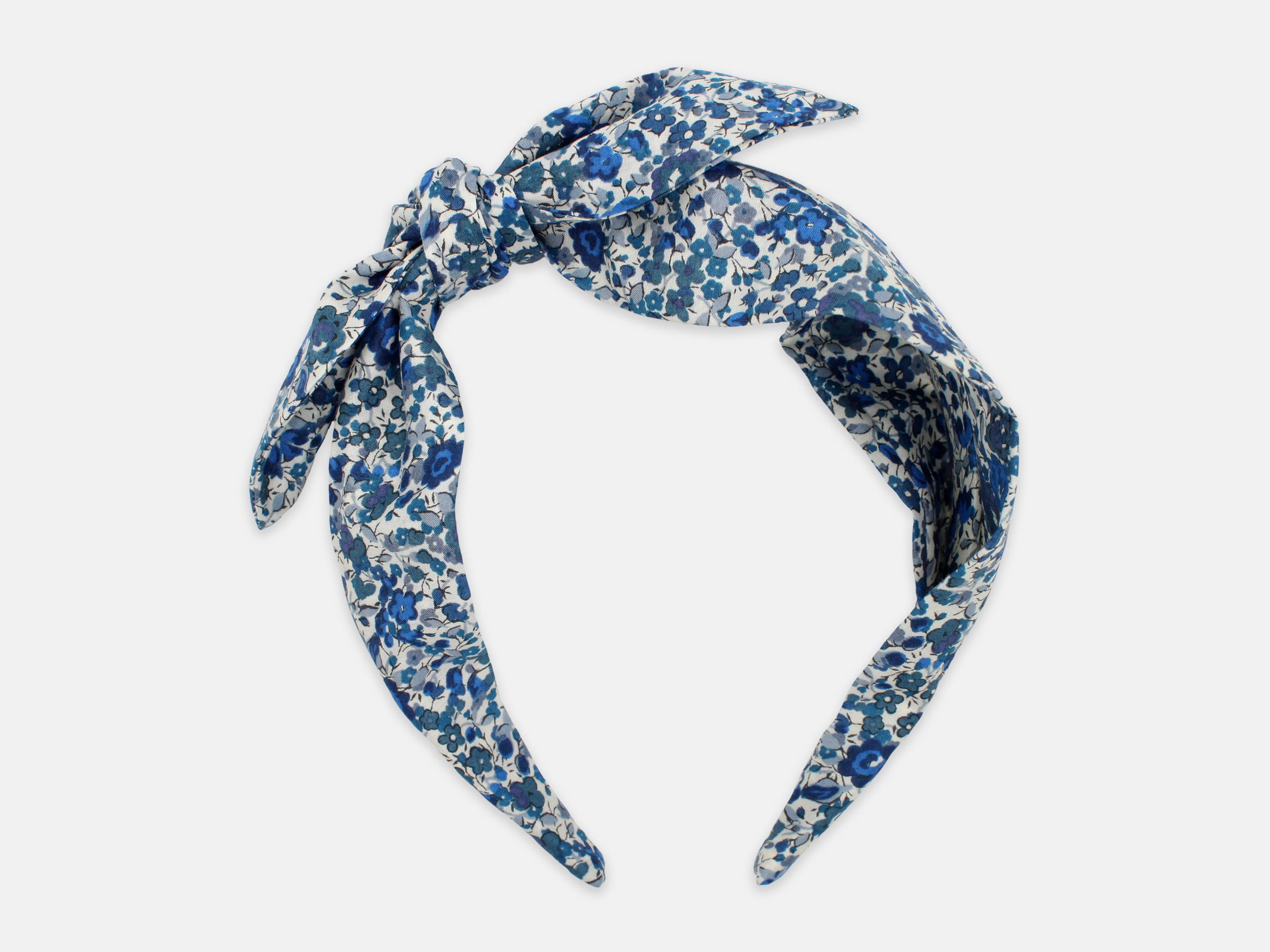 Side Bow Headband, Liberty London Emma and Georgina B Print | Holme & Moss