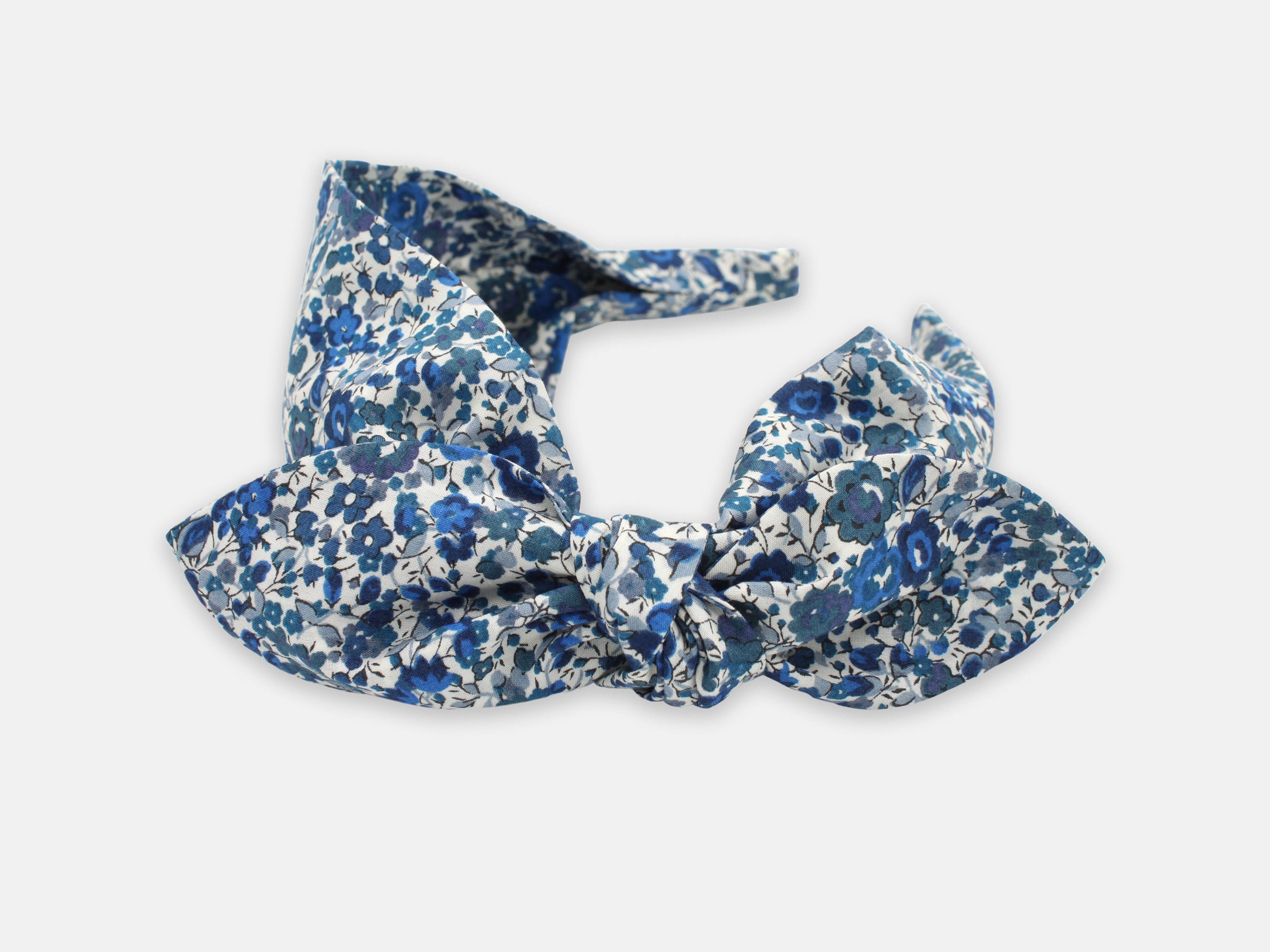 Side Bow Headband, Liberty London Emma and Georgina B Print | Holme & Moss