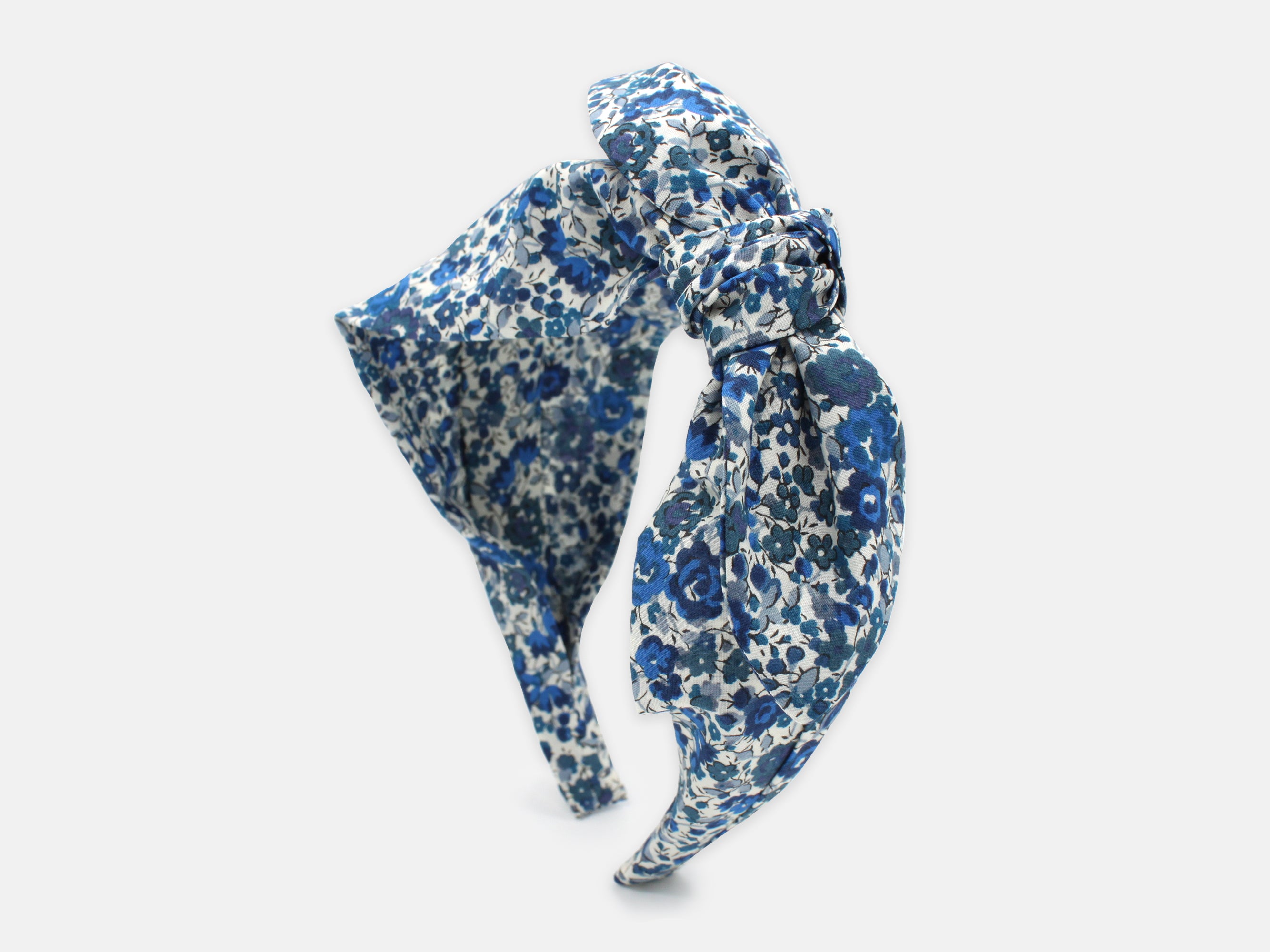 Side Bow Headband, Liberty London Emma and Georgina B Print | Holme & Moss