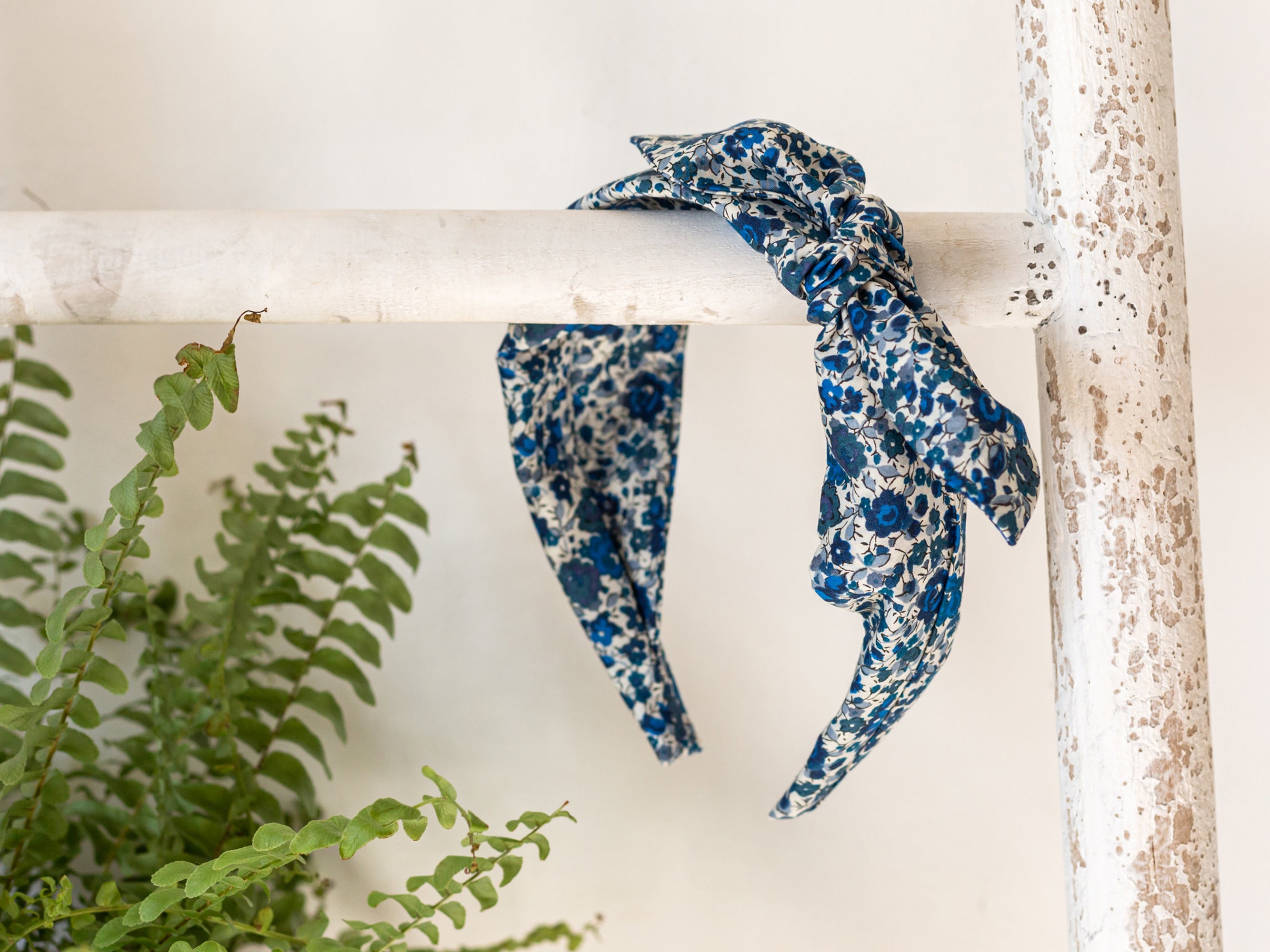 Side Bow Headband, Liberty London Emma and Georgina B Print | Holme & Moss
