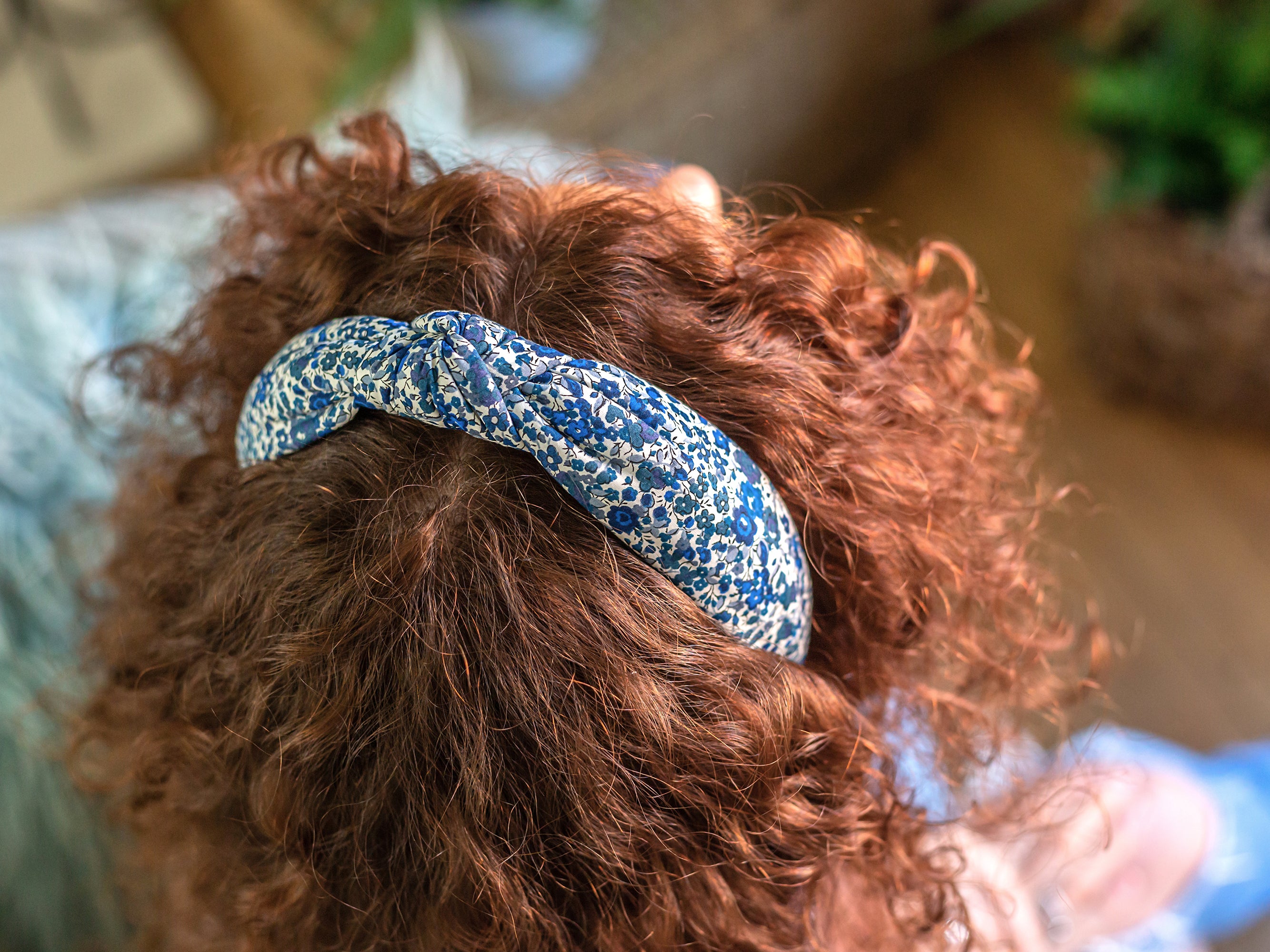 Padded Knot Headband, Liberty London Emma and Georgina B Print | Holme & Moss