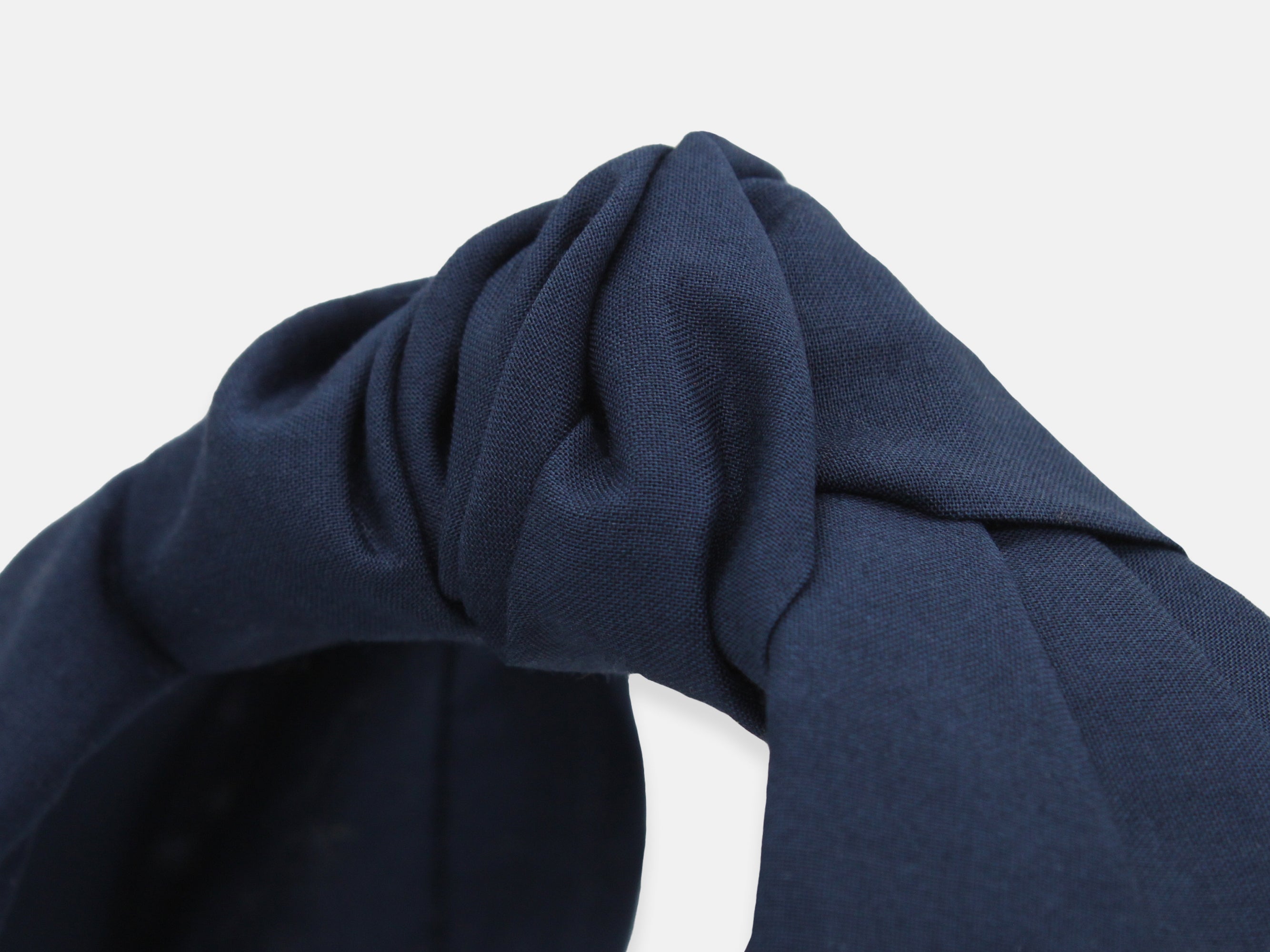 Classic Knot Headband, Liberty London Navy C Print | Holme & Moss