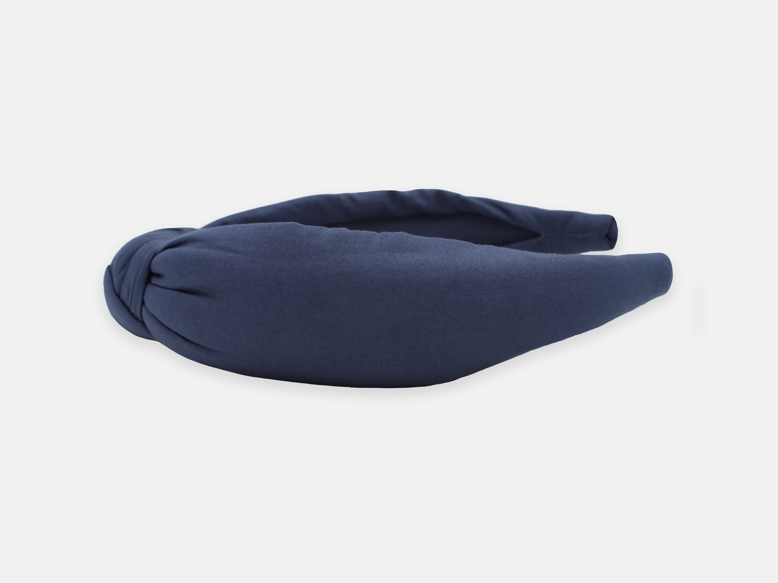 Padded Knot Headband, Liberty London Navy C Print | Holme & Moss