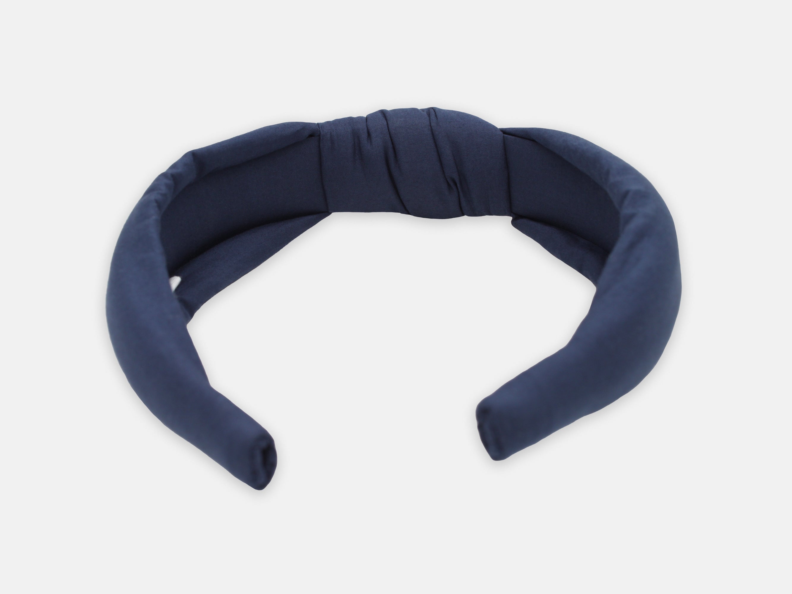 Padded Knot Headband, Liberty London Navy C Print | Holme & Moss