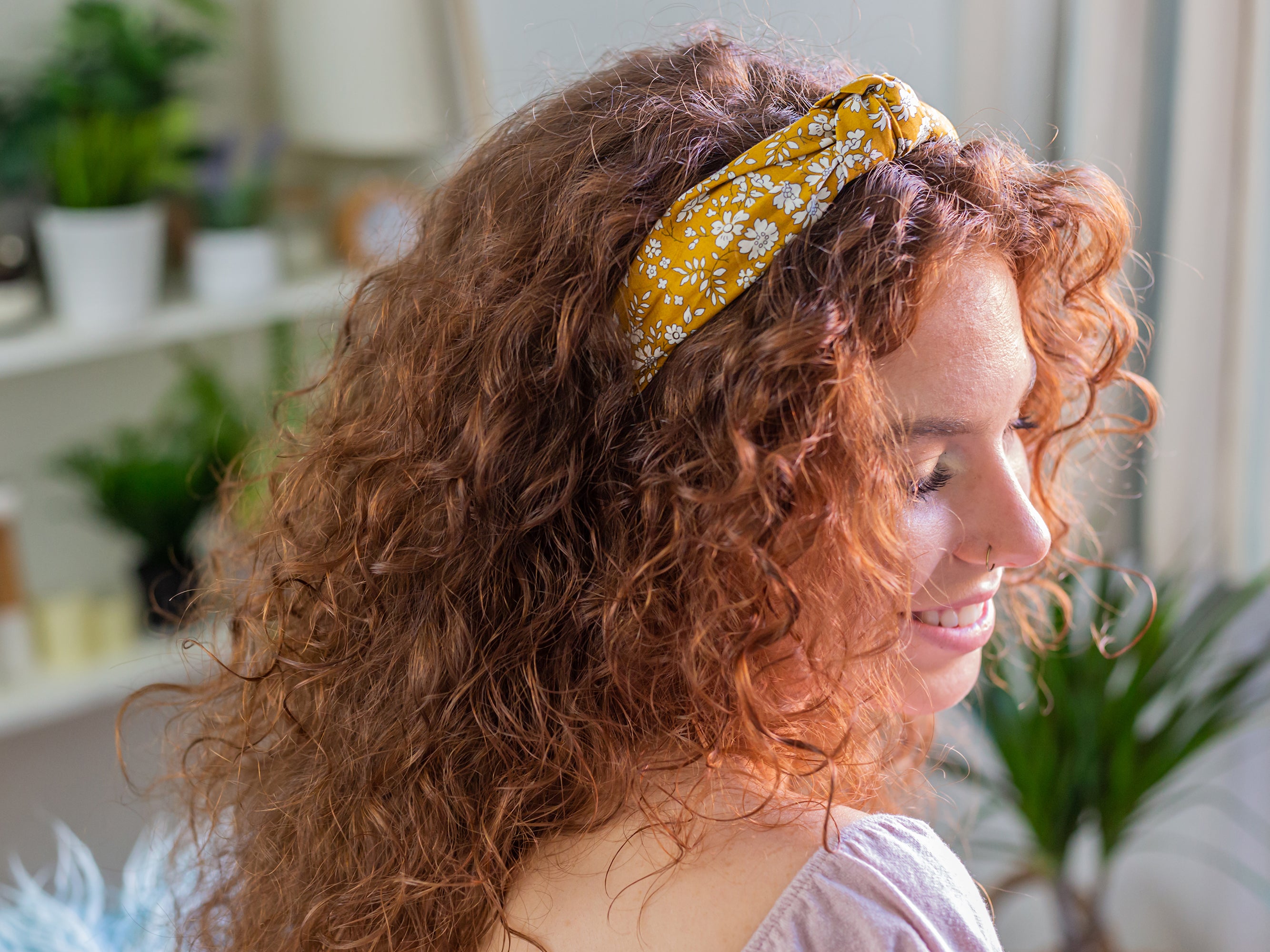 Classic Knot Headband, Liberty London Capel G Print | Holme & Moss