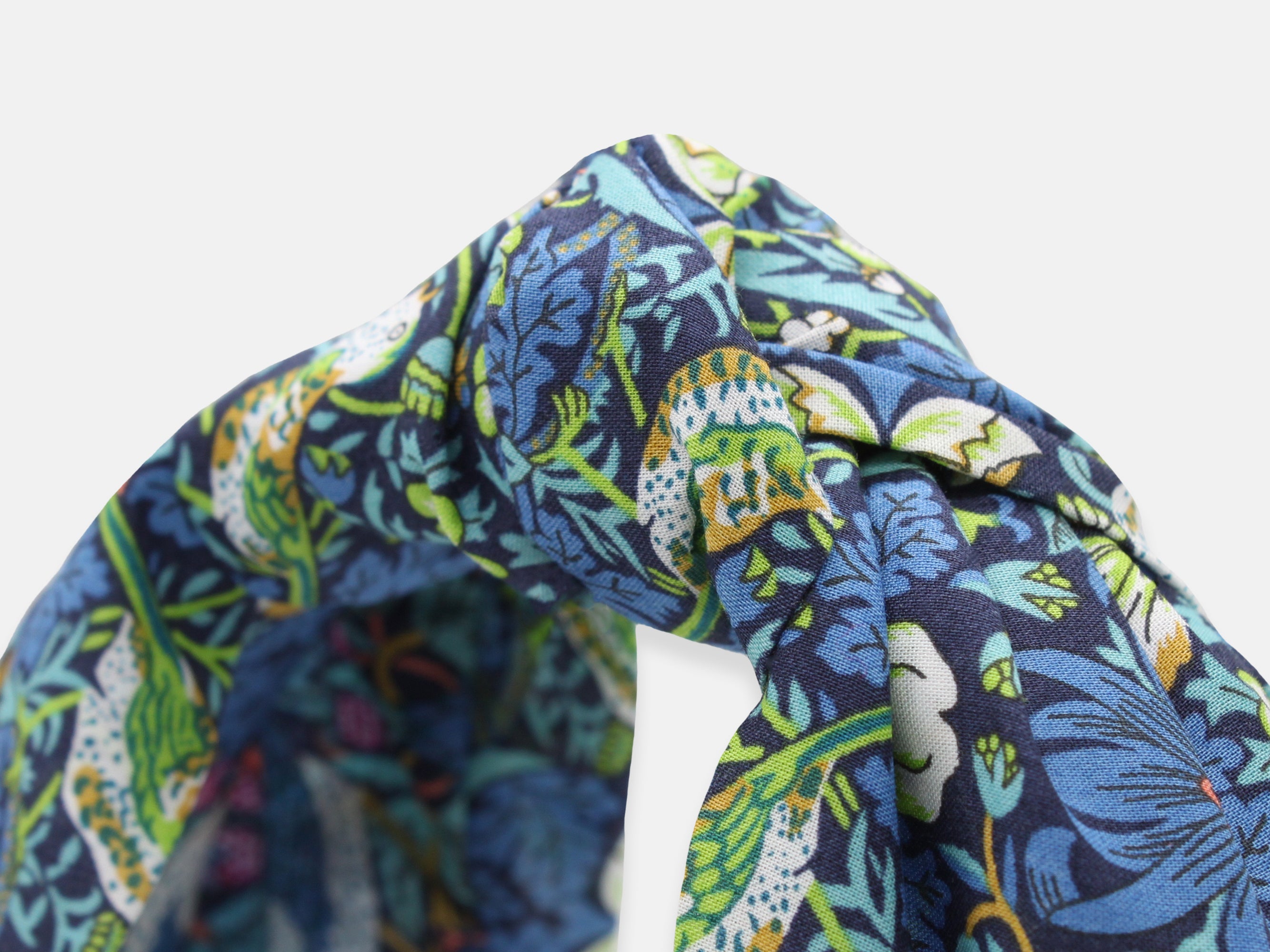 Classic Knot Headband, Liberty London Strawberry Thief J Print | Holme & Moss