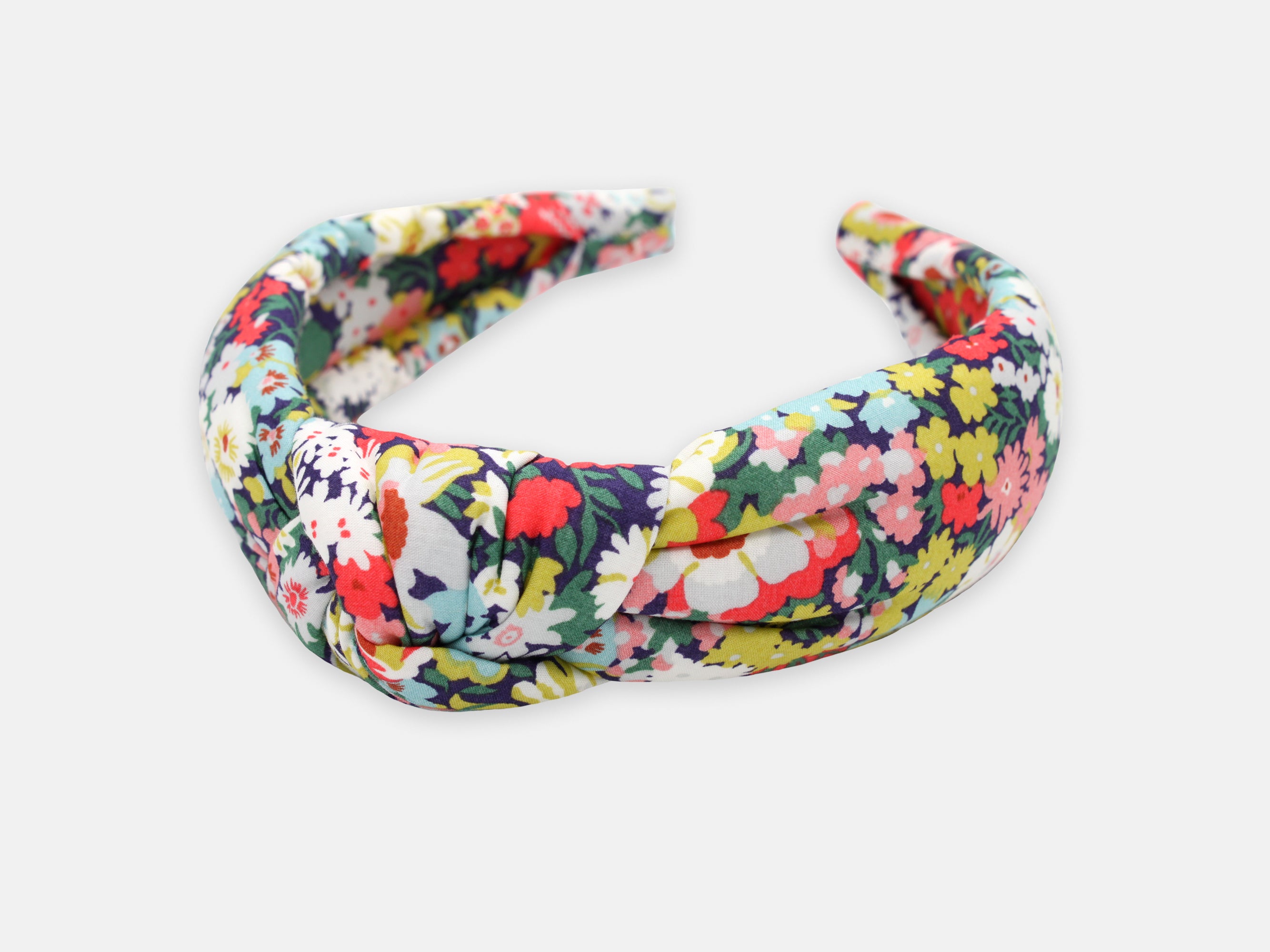 Padded Knot Headband, Liberty London Thorpe C Print | Holme & Moss