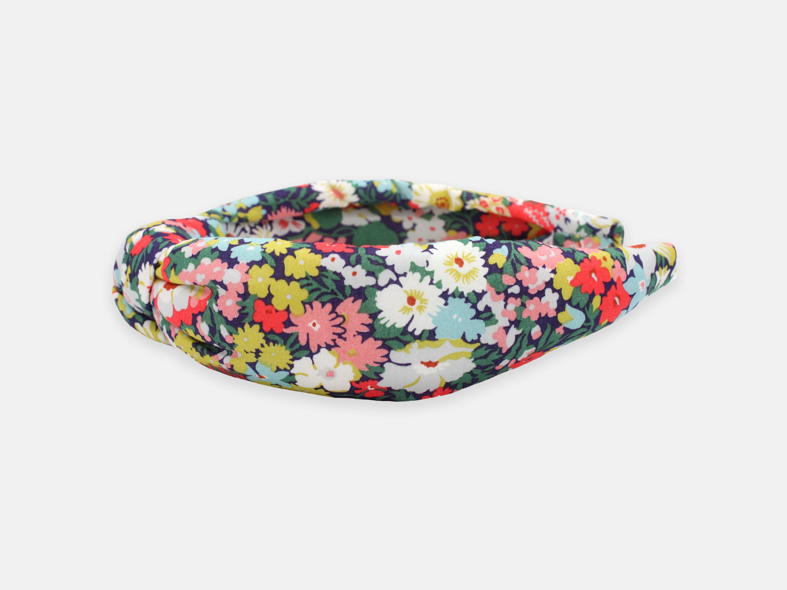 Padded Knot Headband, Liberty London Thorpe C Print | Holme & Moss