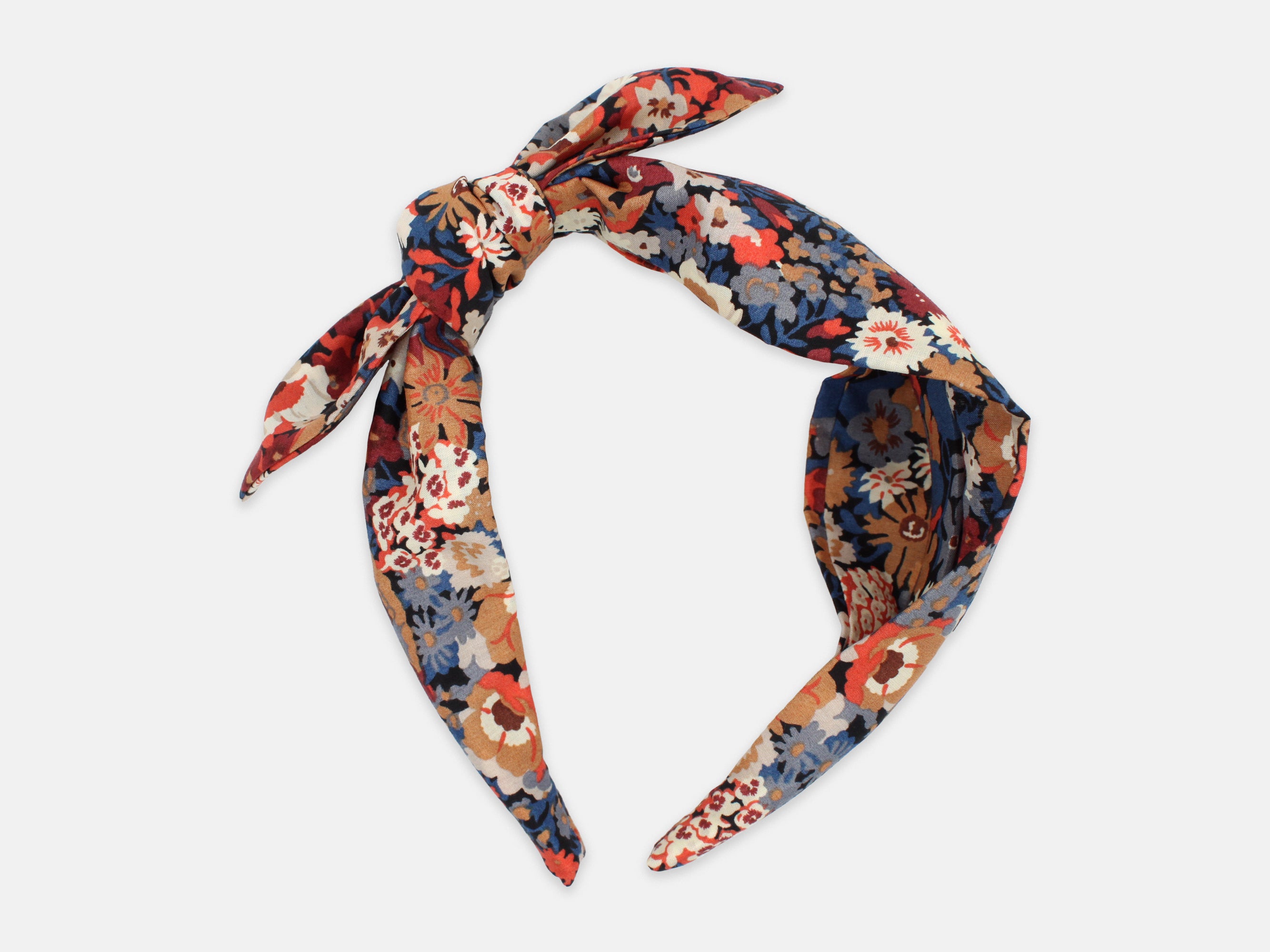 Side Bow Headband, Liberty London Thorpe L Print | Holme & Moss
