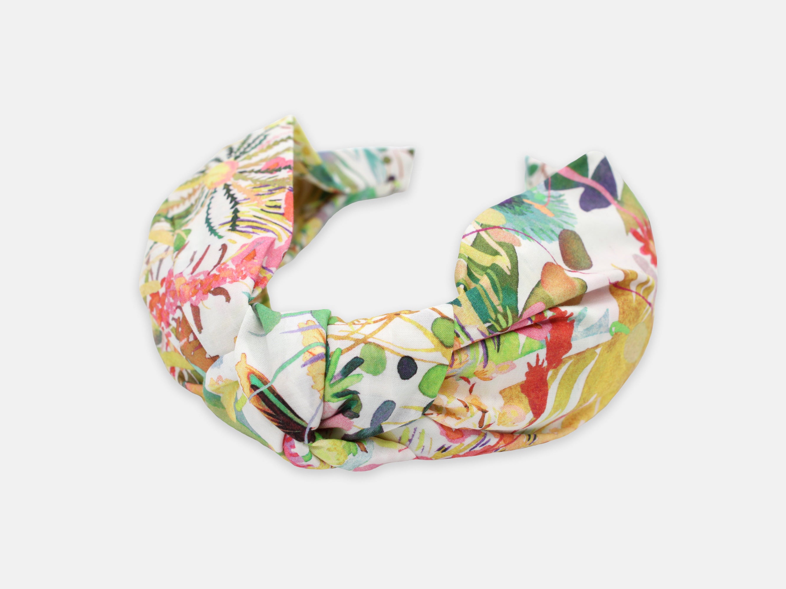 Classic Knot Headband, Liberty London Tresco F Print | Holme & Moss