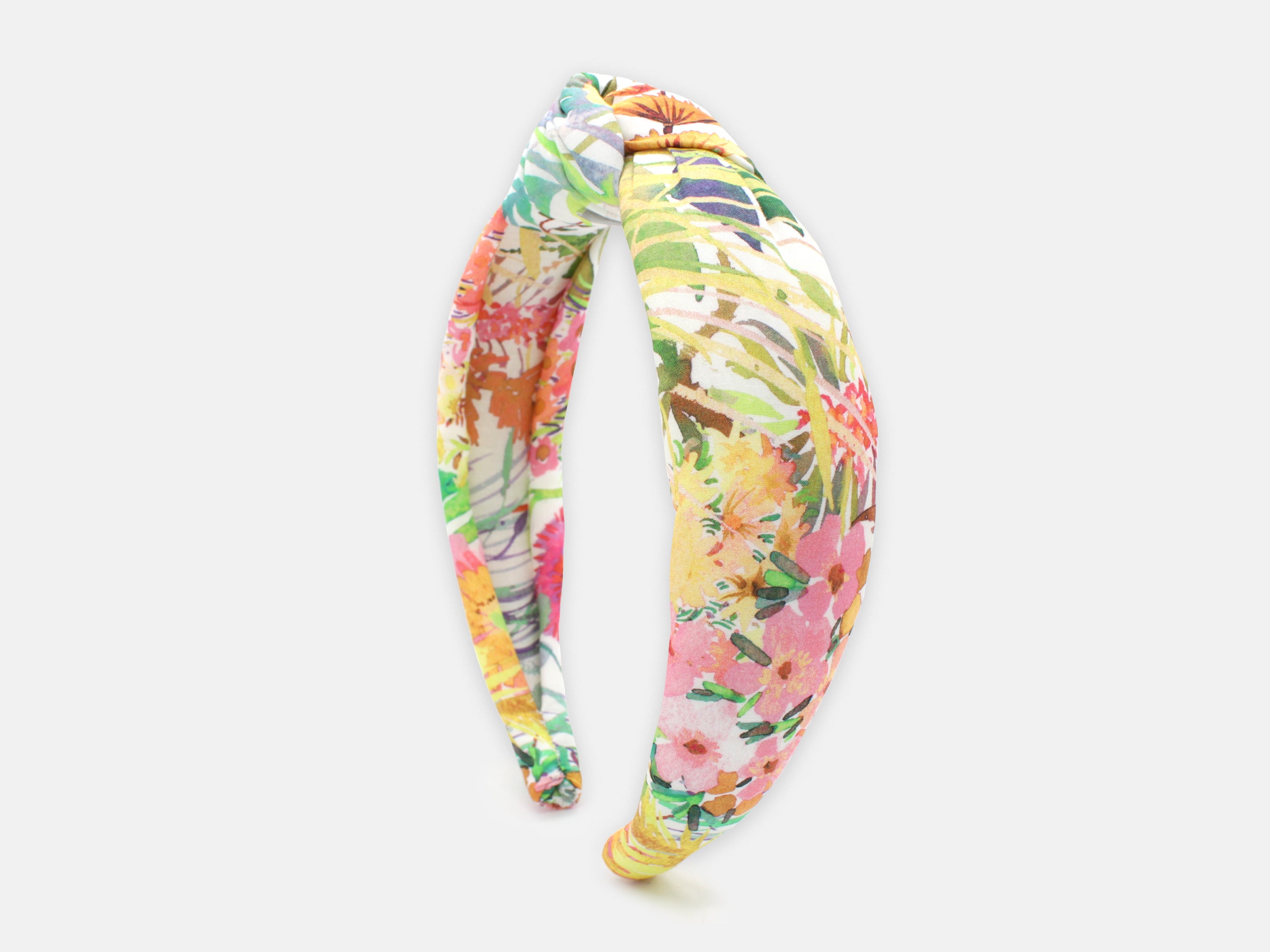 Padded Knot Headband, Liberty London Tresco F Print | Holme & Moss