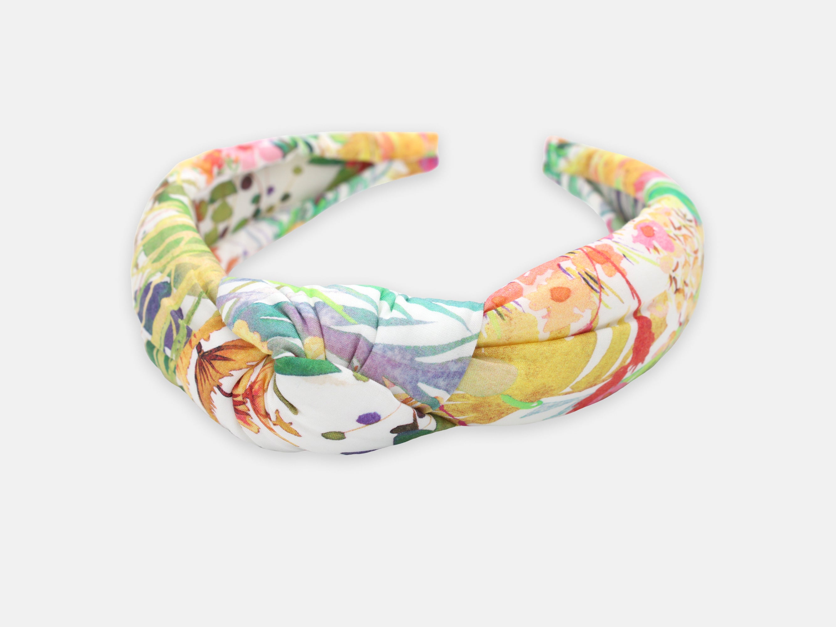 Padded Knot Headband, Liberty London Tresco F Print | Holme & Moss