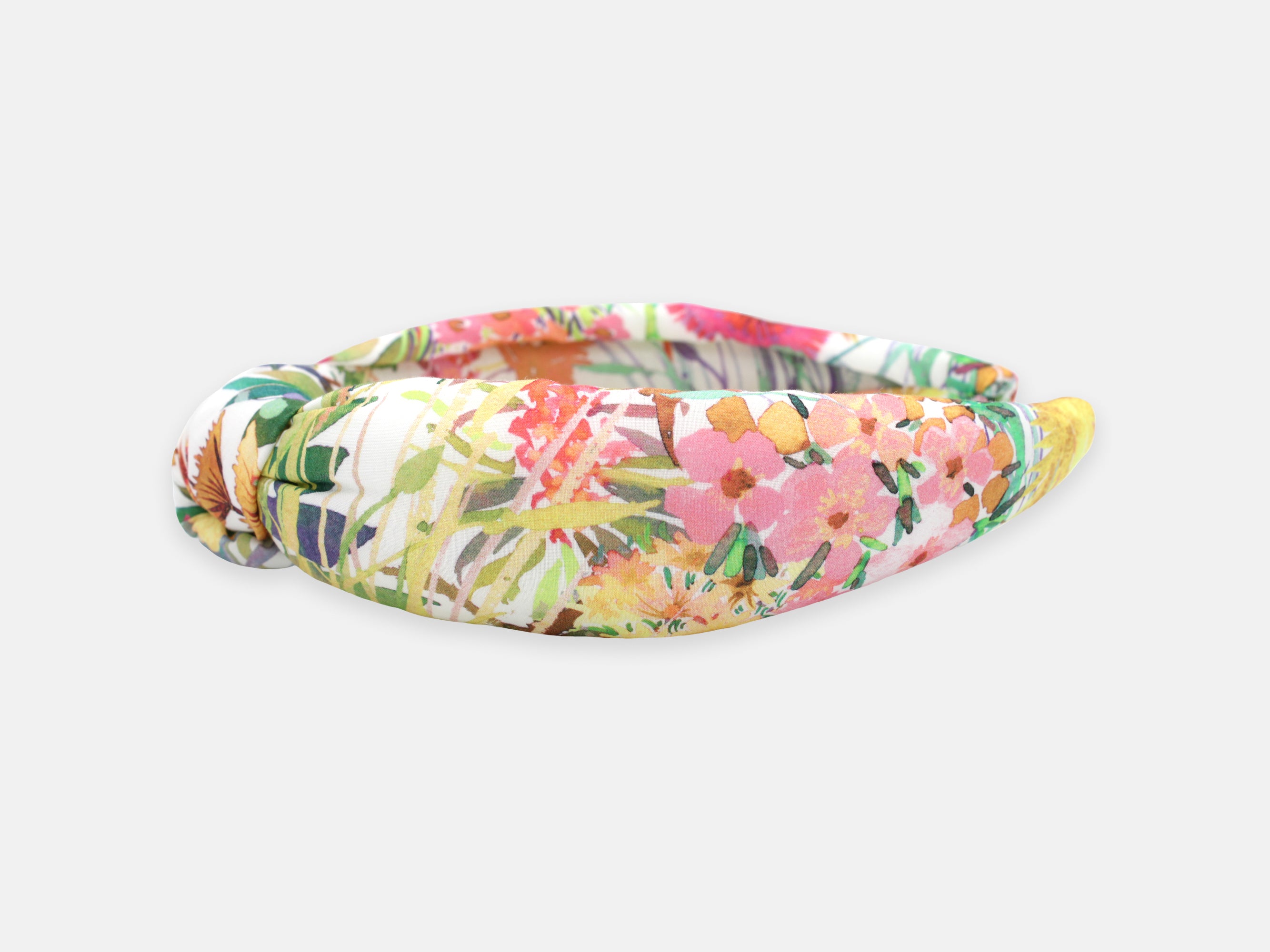 Padded Knot Headband, Liberty London Tresco F Print | Holme & Moss
