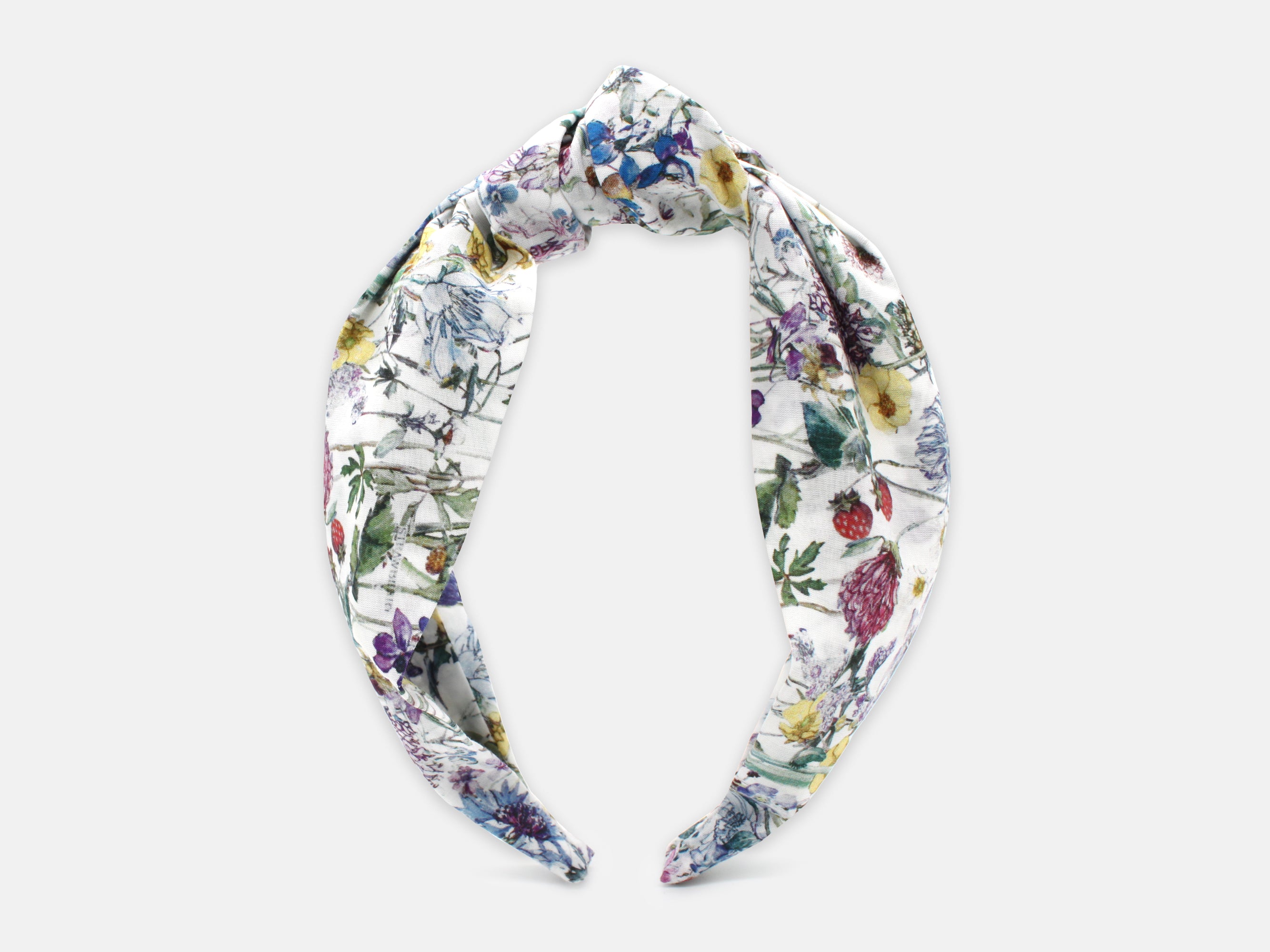 Classic Knot Headband, Liberty London Wild Flowers Print | Holme & Moss
