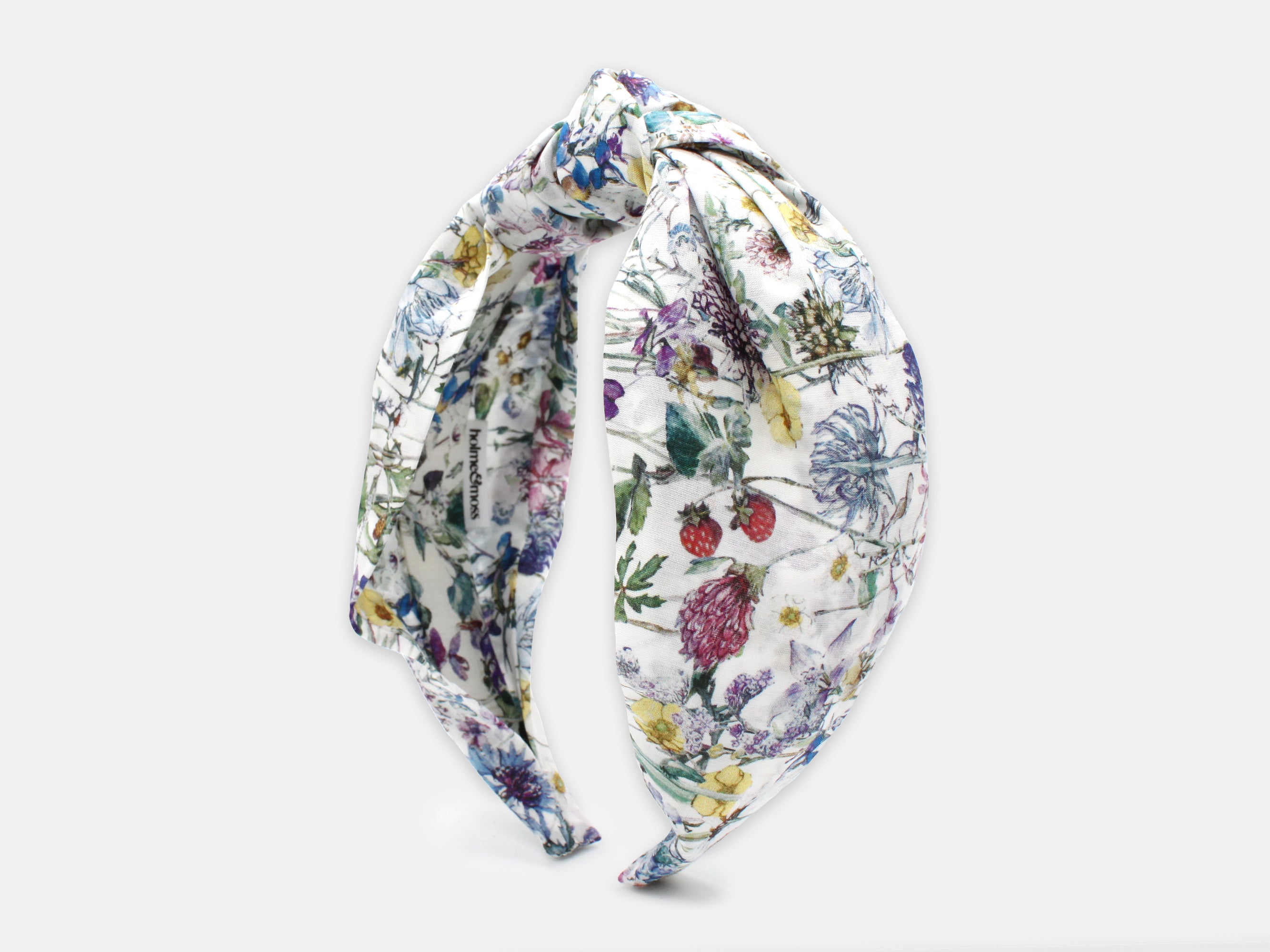 Classic Knot Headband, Liberty London Wild Flowers Print | Holme & Moss