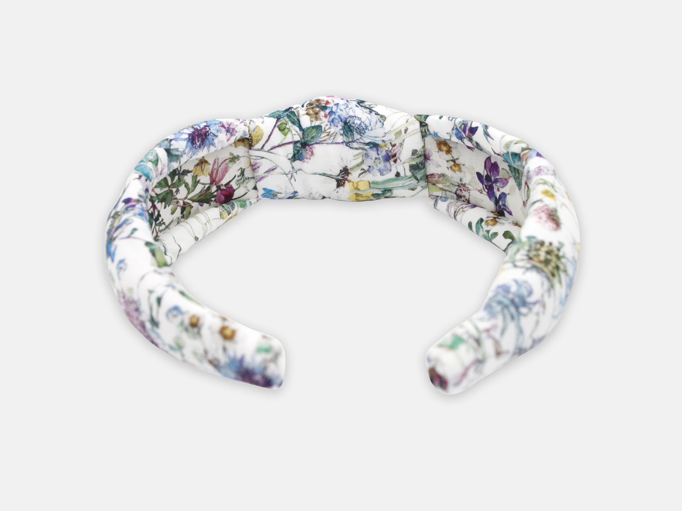 Padded Knot Headband, Liberty London Wild Flowers Print | Holme & Moss