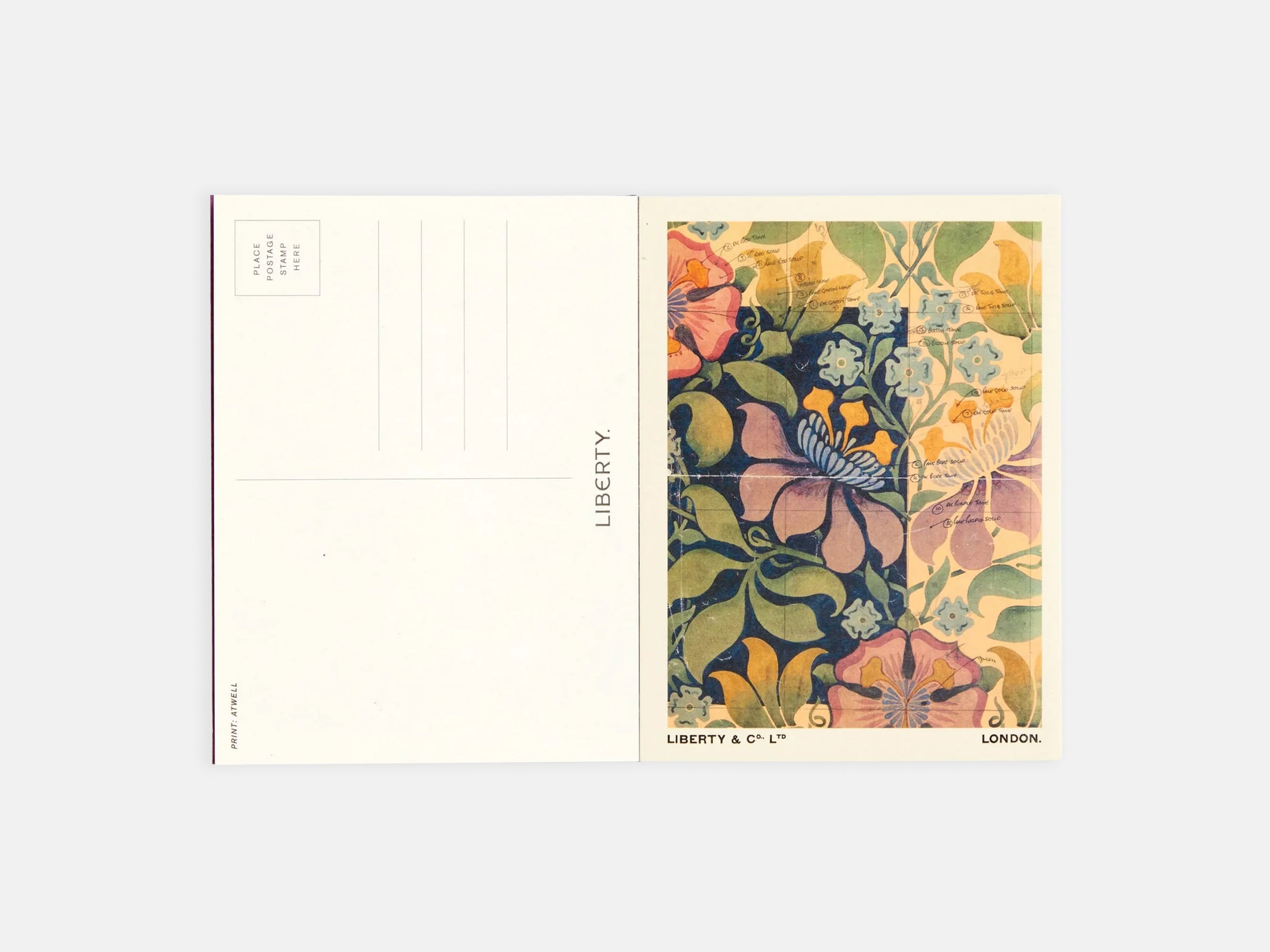 Liberty Postcard Book | Holme & Moss
