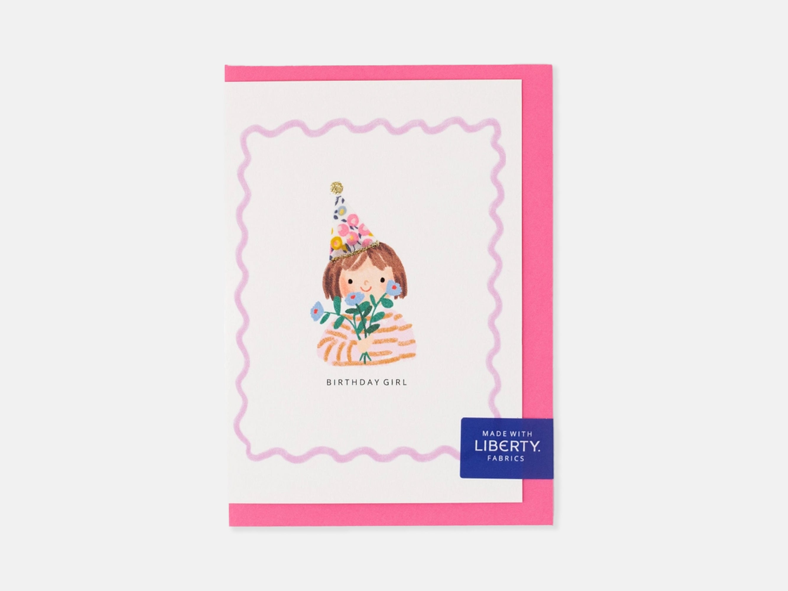 Birthday Girl Card - Liberty Wiltshire Bud Print | The Charming Press | Holme & Moss