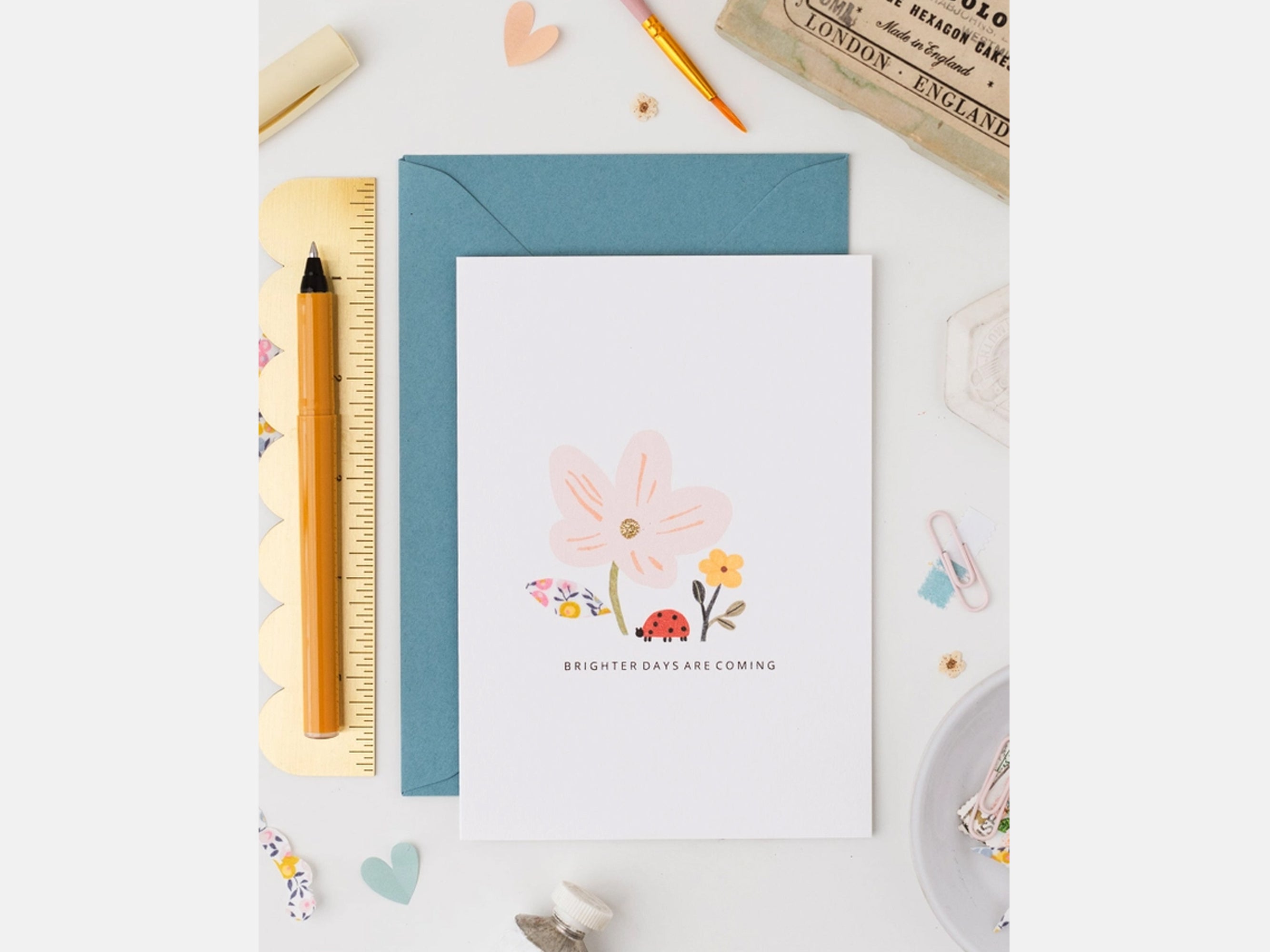Flower Card - Liberty Wiltshire Bud Print | The Charming Press | Holme & Moss