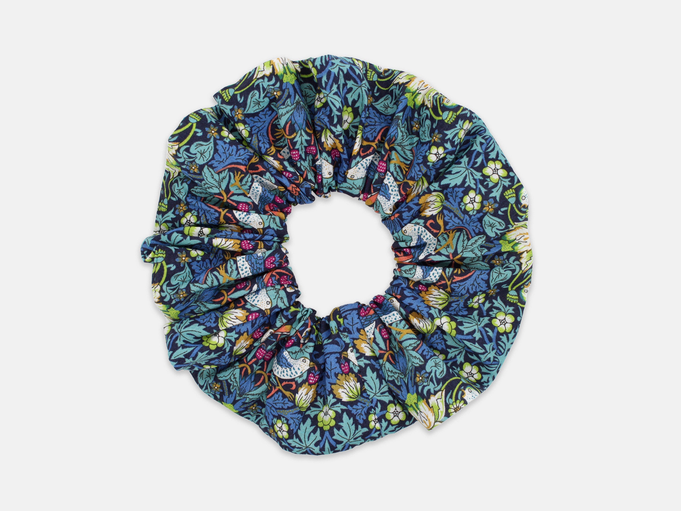 Large Scrunchie - Liberty London Strawberry Thief J Print | Holme & Moss