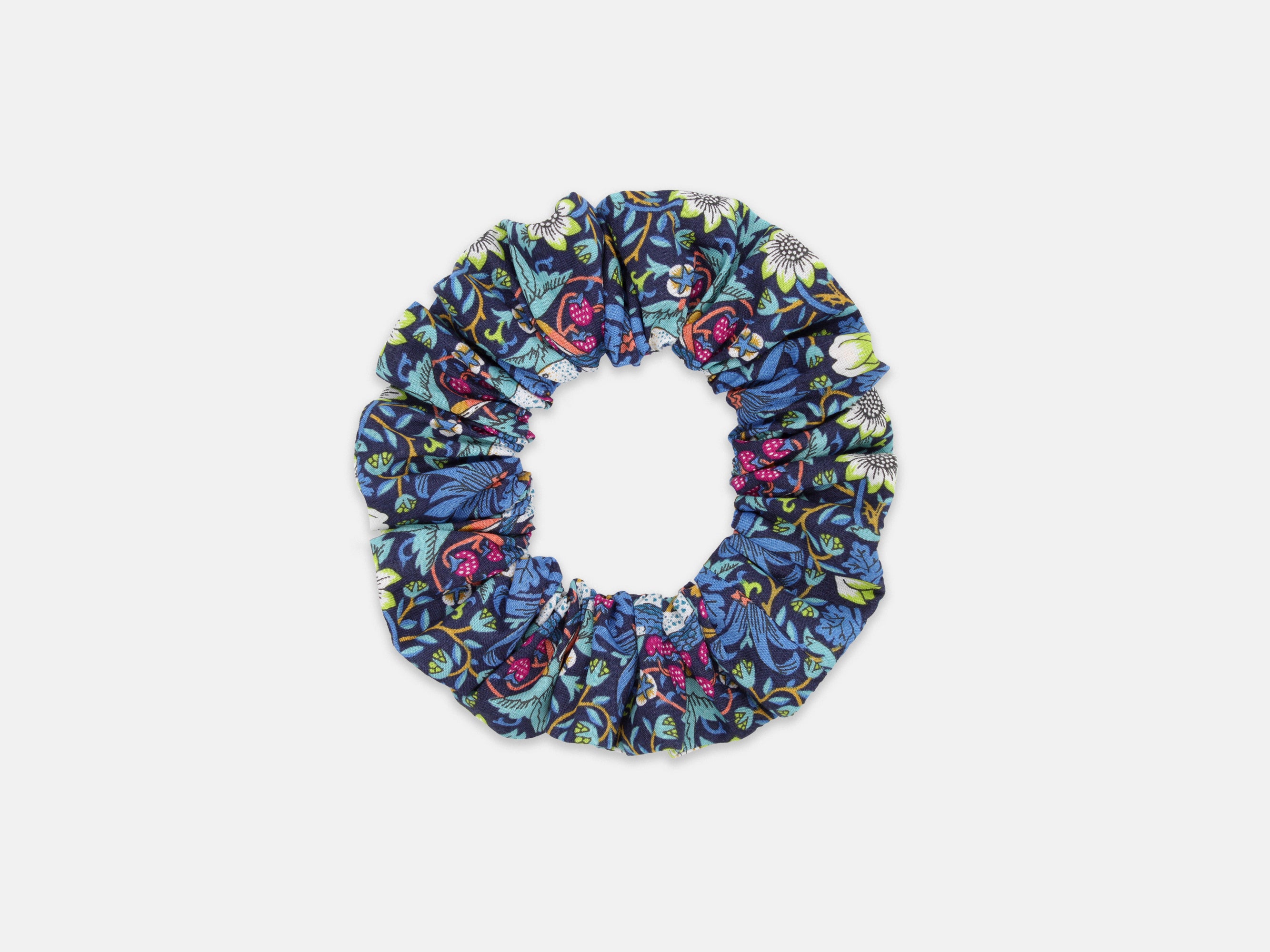Medium Scrunchie - Liberty London Strawberry Thief J Print | Holme & Moss