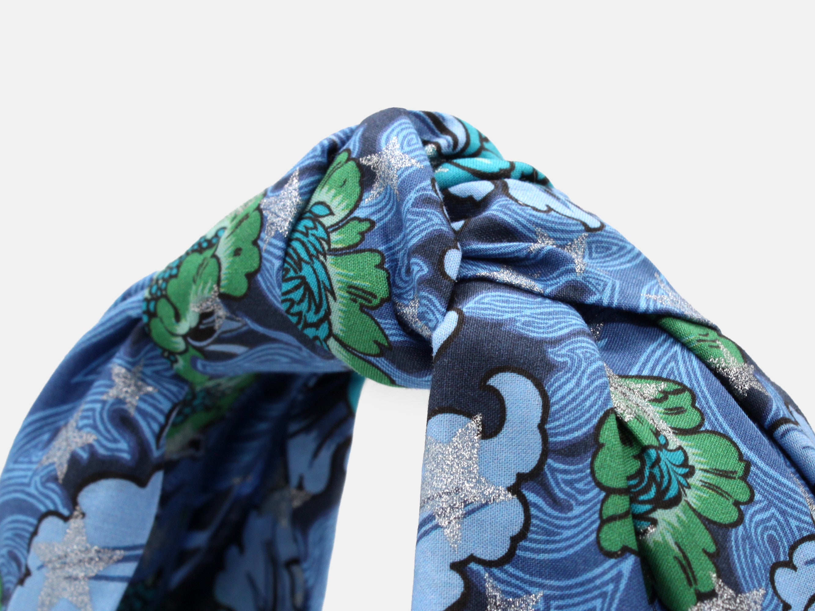 Classic Knot Headband - Liberty December Day Star C Print | Holme & Moss
