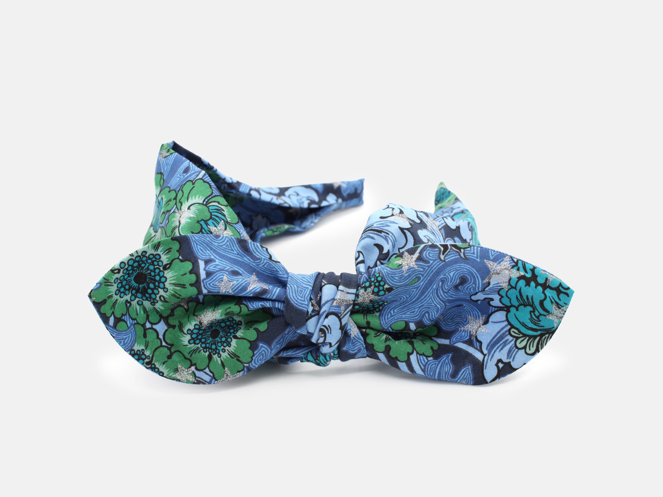 Side Bow Headband - Liberty December Day Star C Print | Holme & Moss