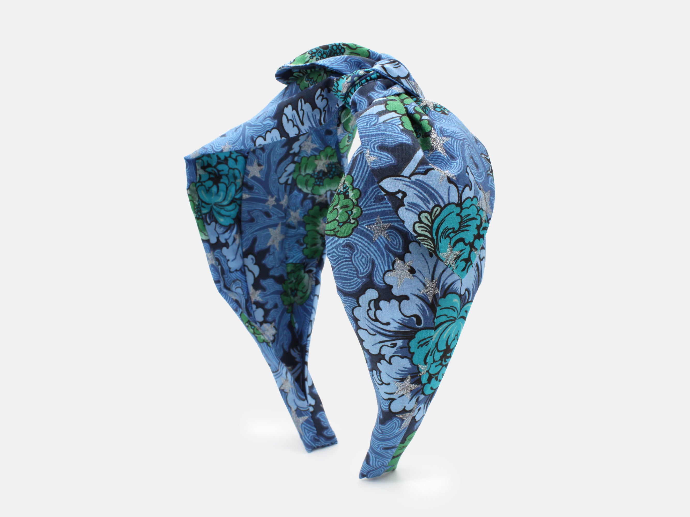 Side Bow Headband - Liberty December Day Star C Print | Holme & Moss
