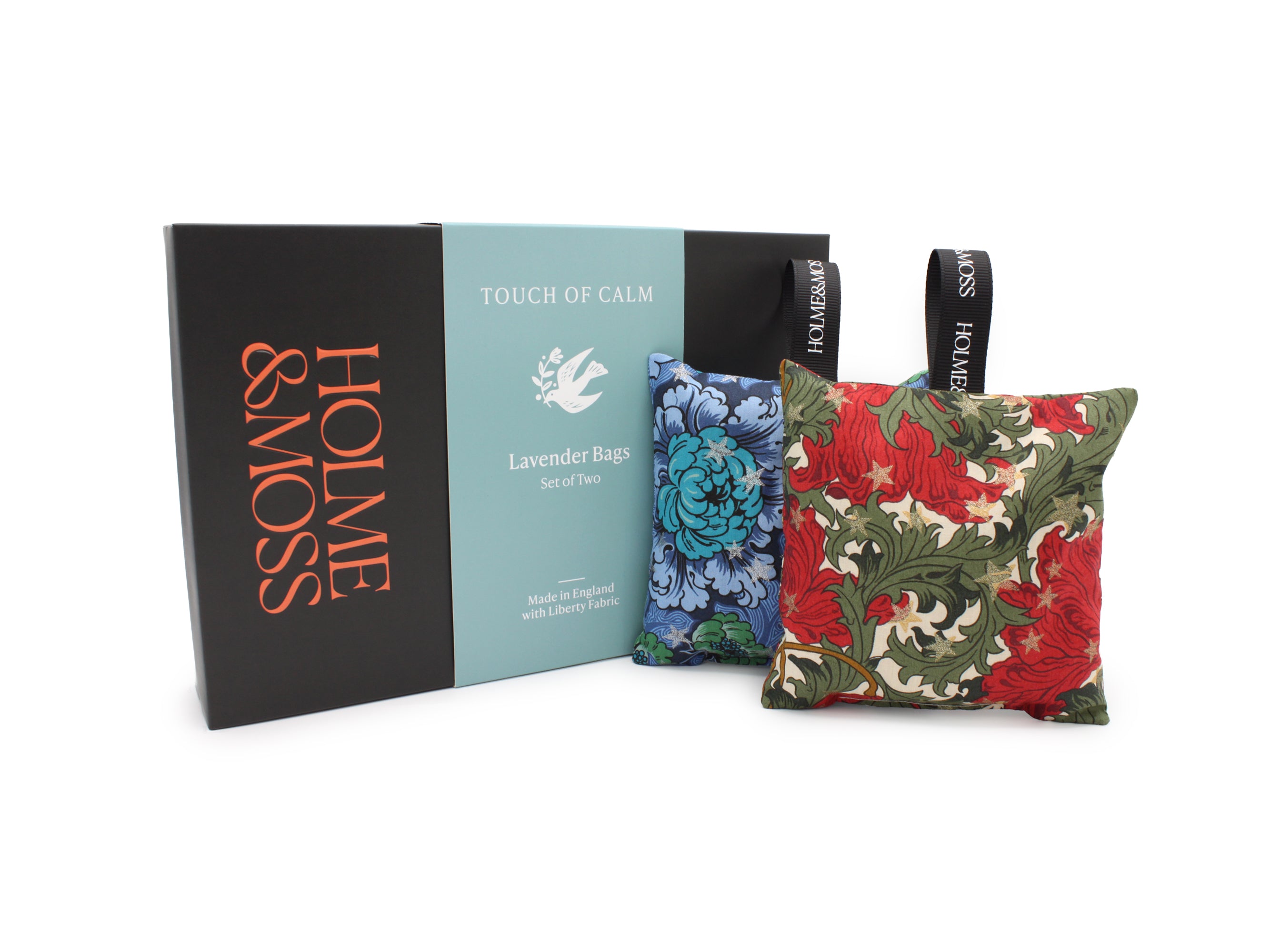 Liberty Fabrics Lavender Bags Gift Box – Set of Two, Festive Collection | Holme & Moss