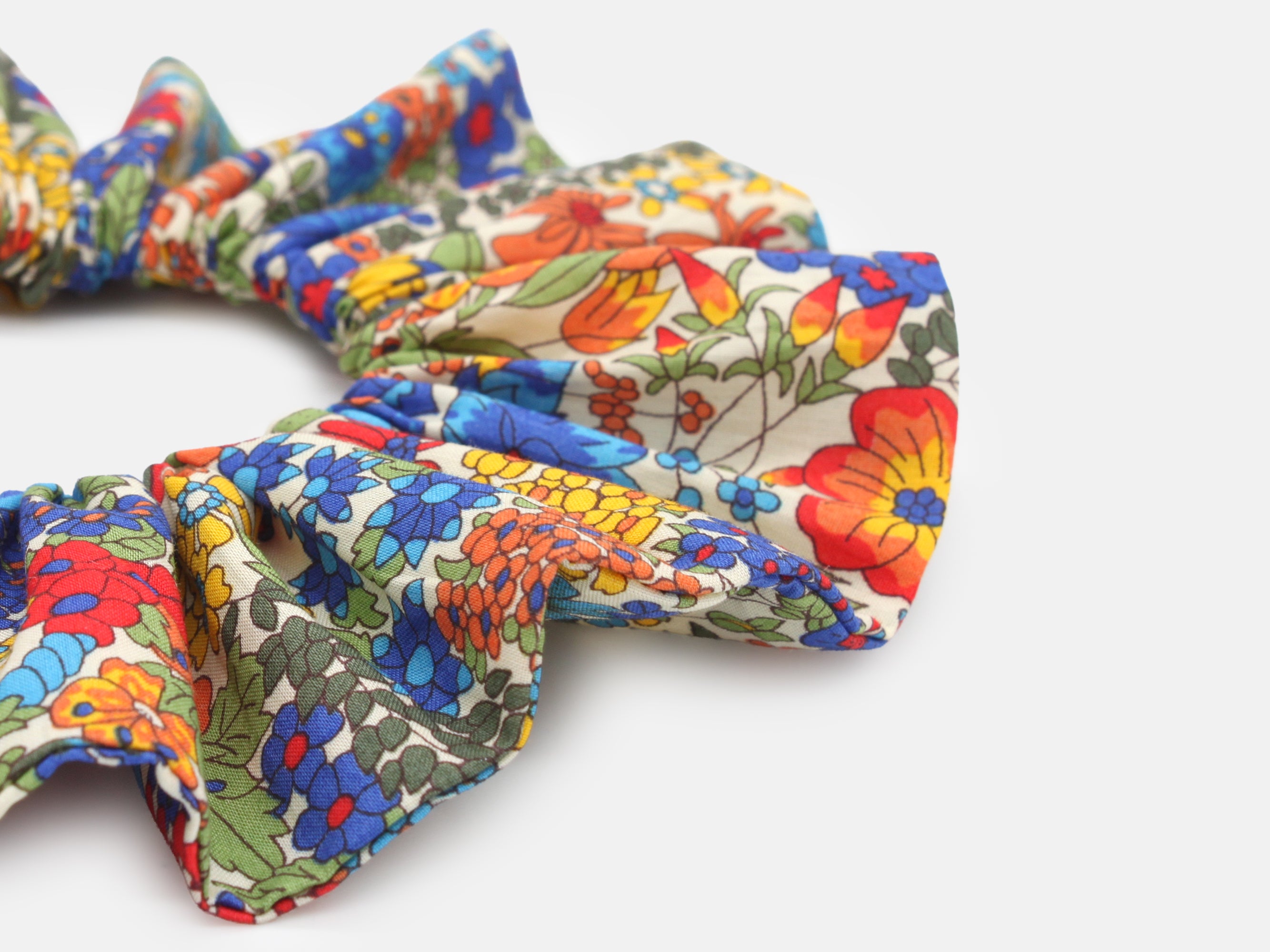 Large Scrunchie Close-Up - Liberty Margaret Annie A Print | Holme & Moss