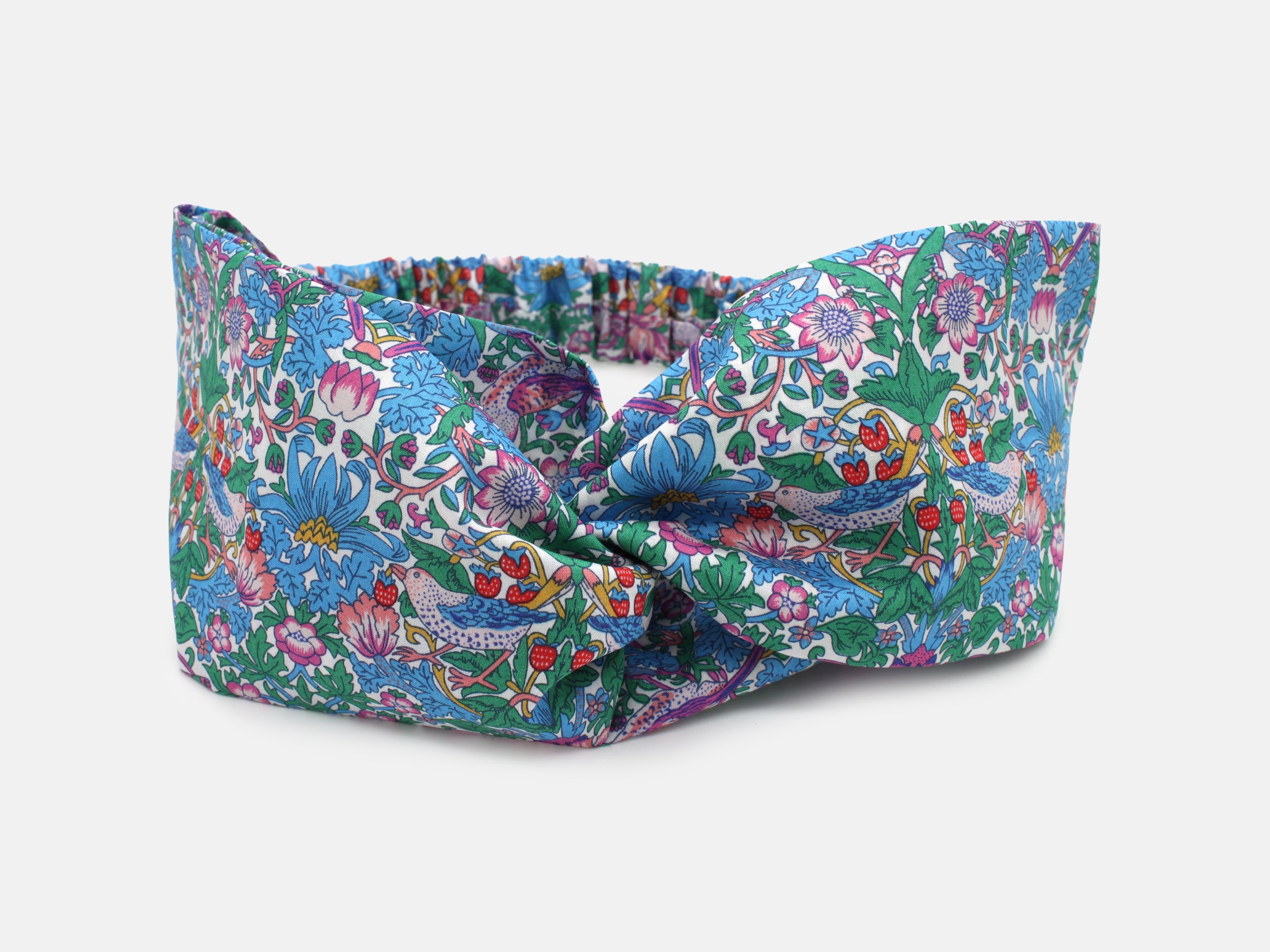Twist Headband - Liberty Strawberry Thief Spring F Print | Holme & Moss