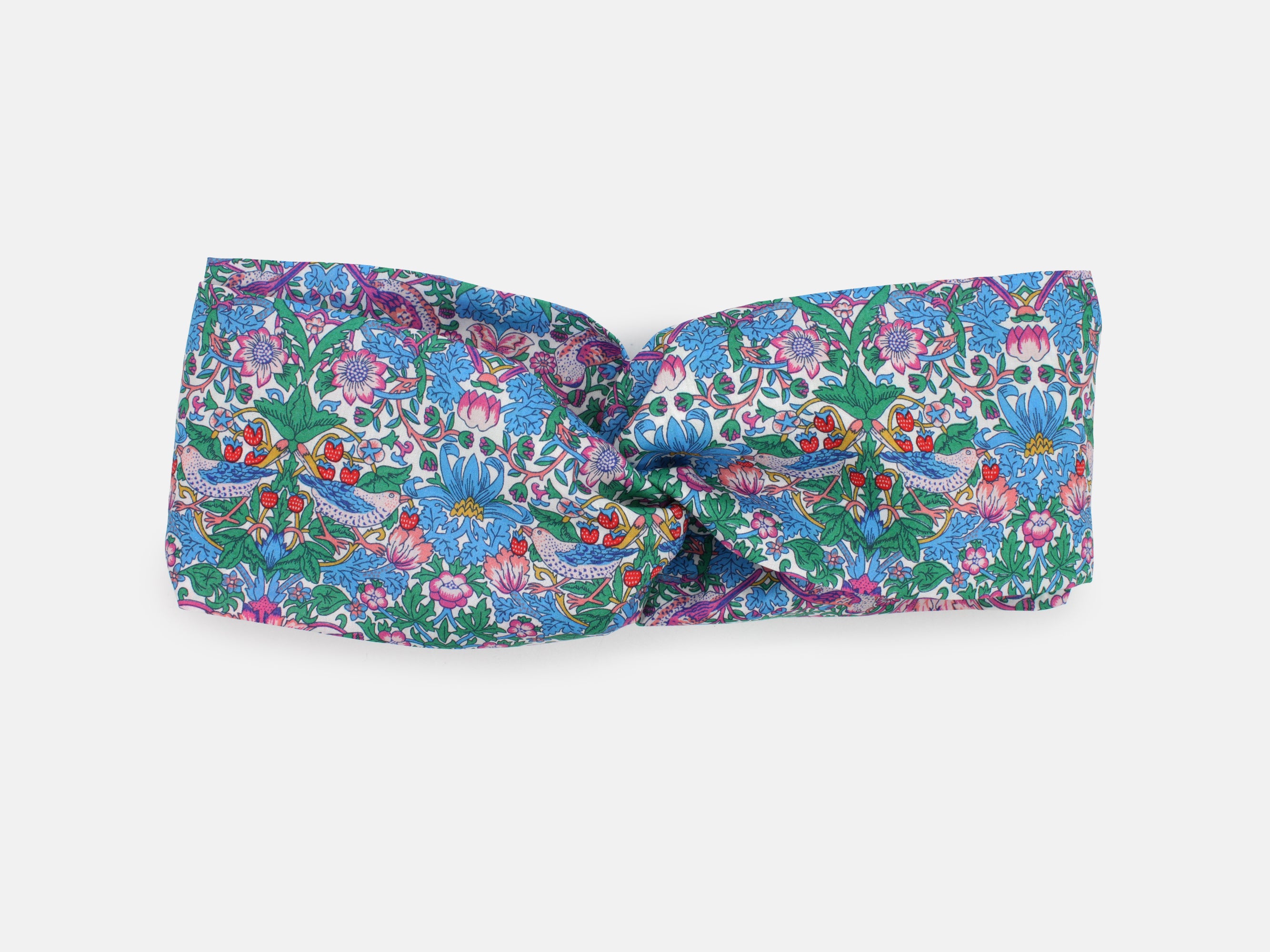 Twist Headband - Liberty Strawberry Thief Spring F Print | Holme & Moss