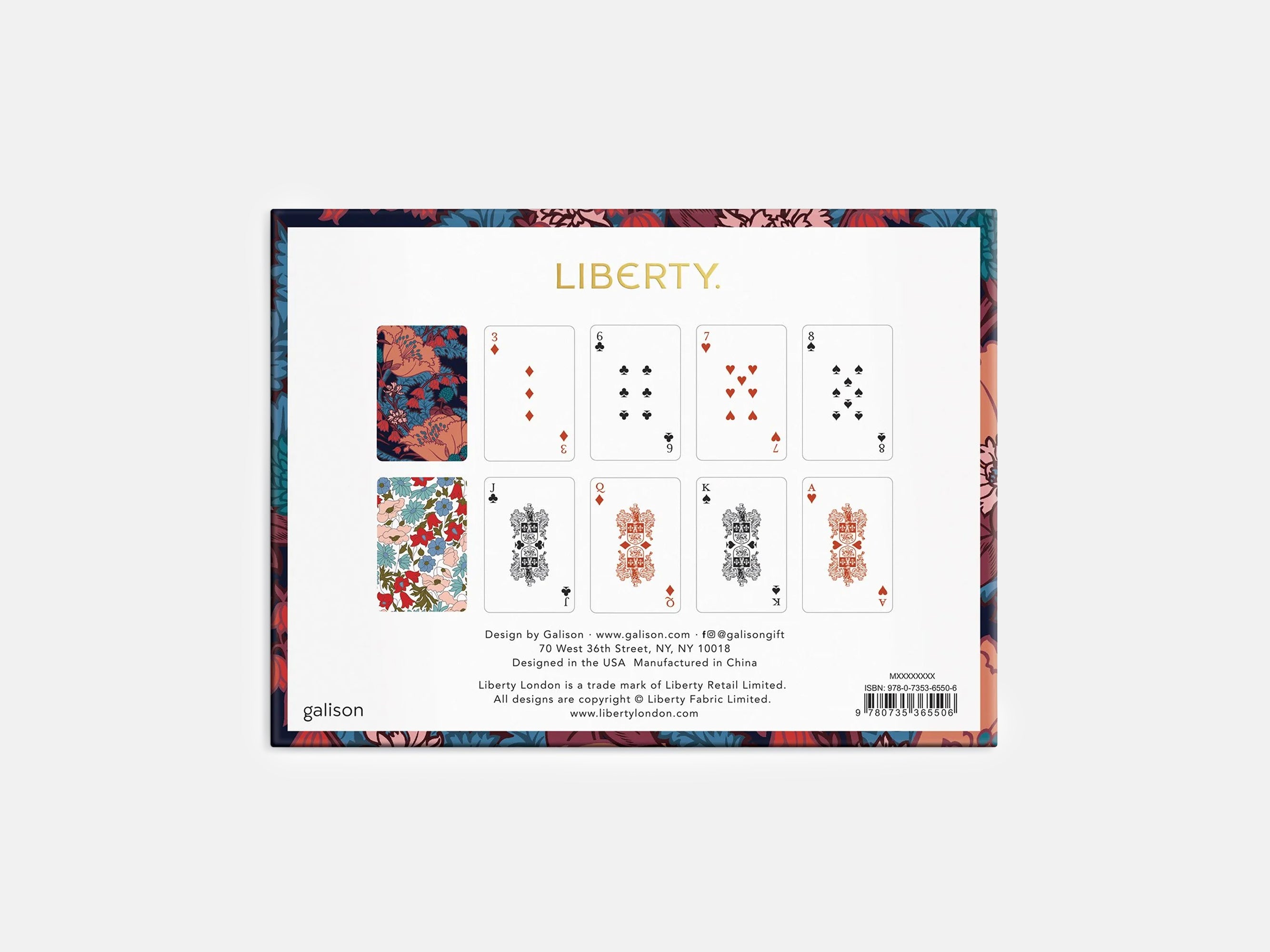 Liberty Floral Playing Card Set | Holme & Moss