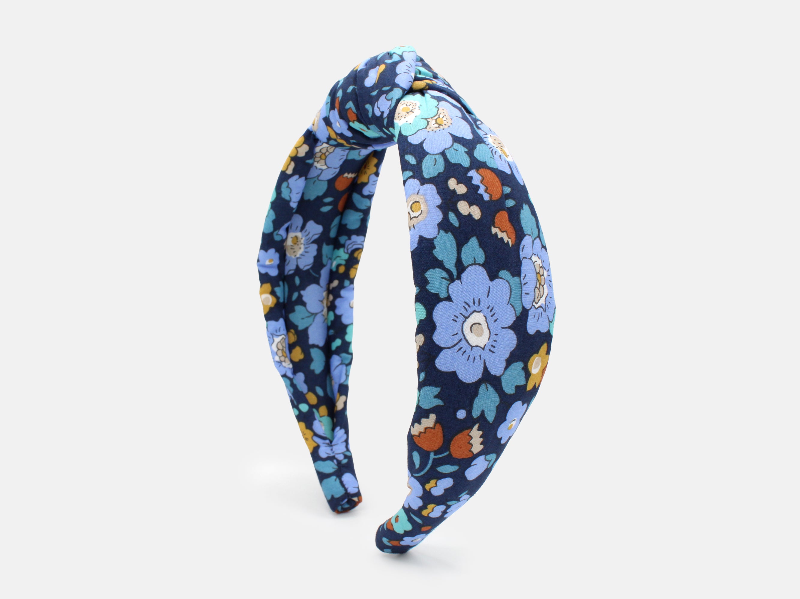 Padded Knot Headband, Liberty Fabrics Betsy Meadow A Print | Holme & Moss