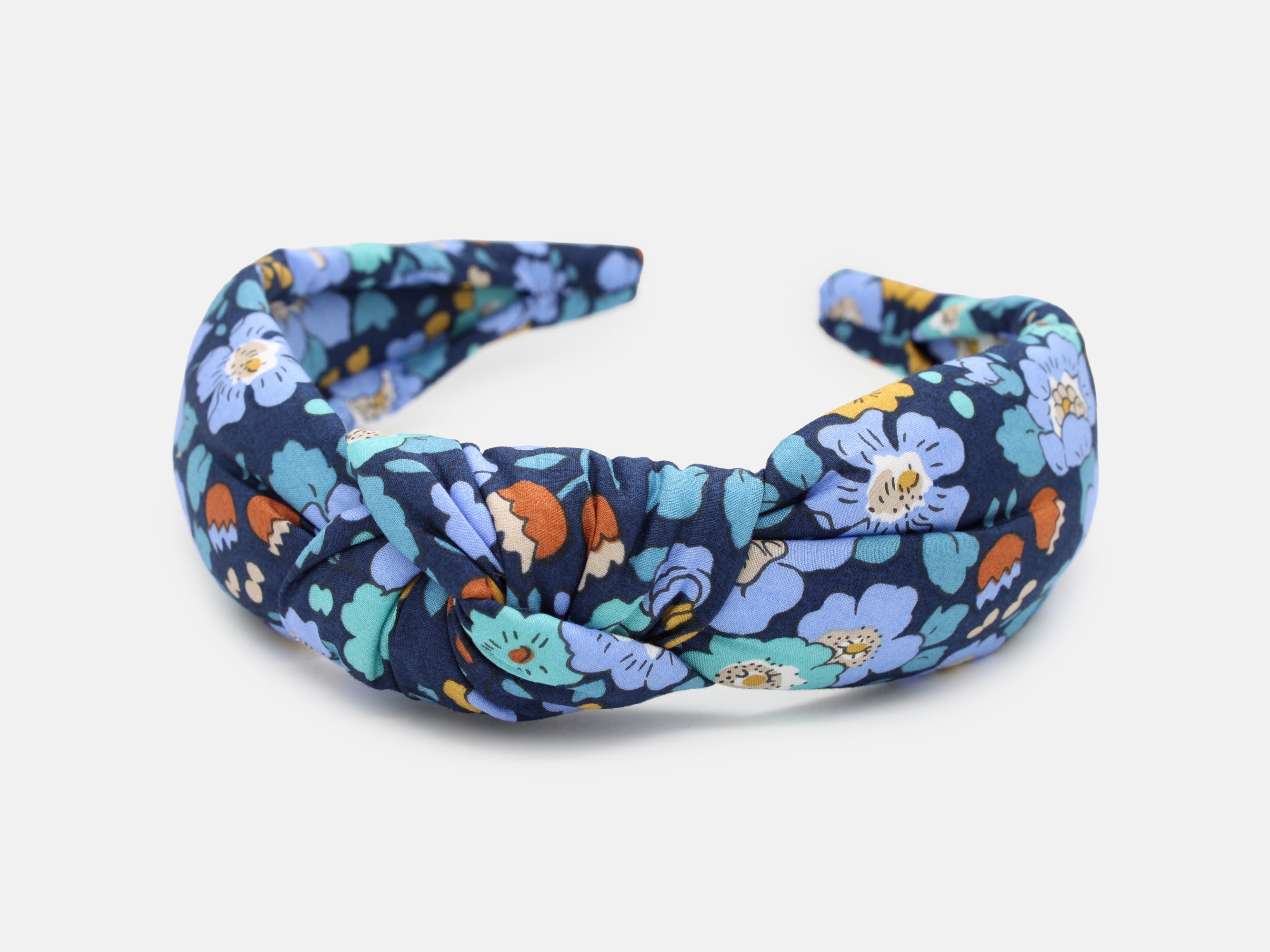 Padded Knot Headband, Liberty Fabrics Betsy Meadow A Print | Holme & Moss