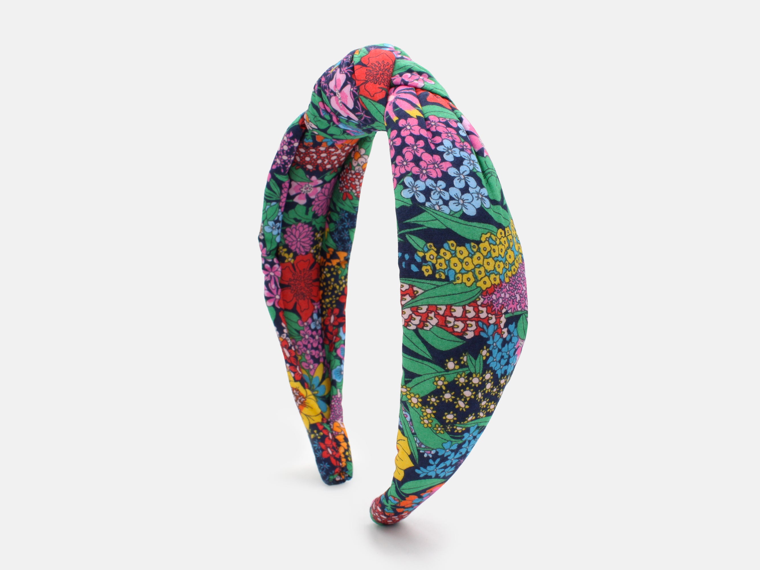 Padded Knot Headband, Liberty London Ciara E Print | Holme & Moss